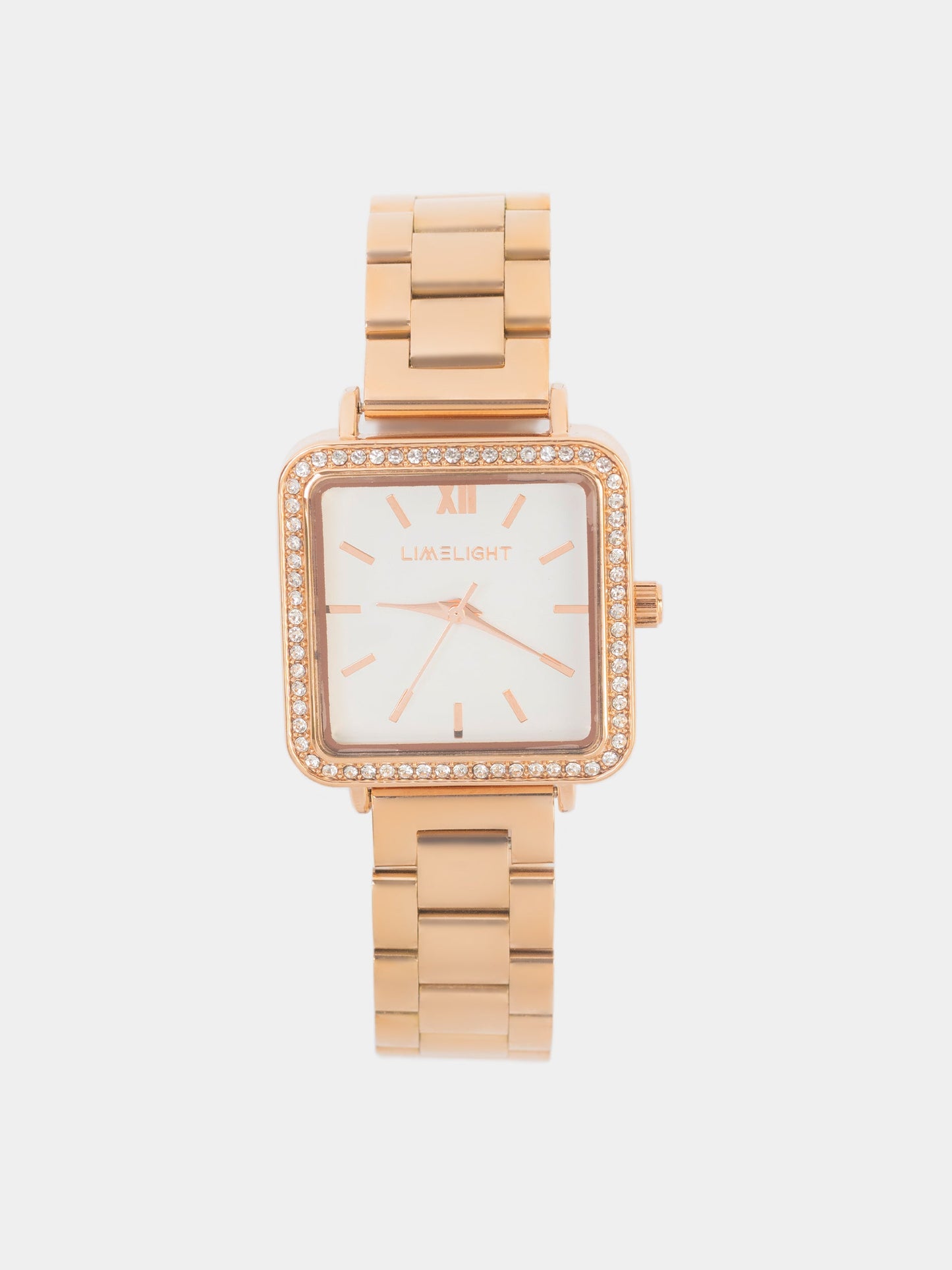 Rhinestone Embellished Watch