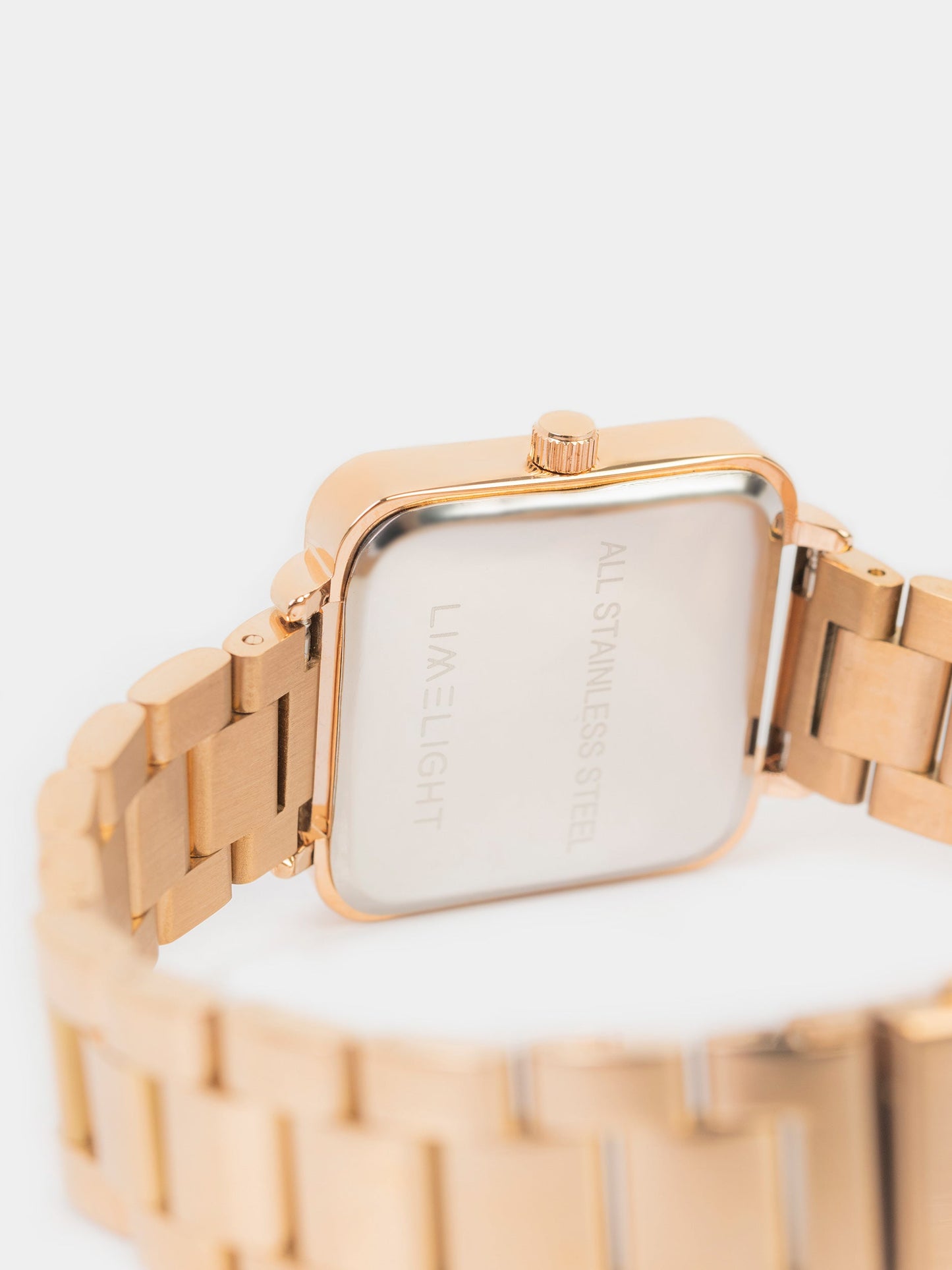 Rhinestone Embellished Watch