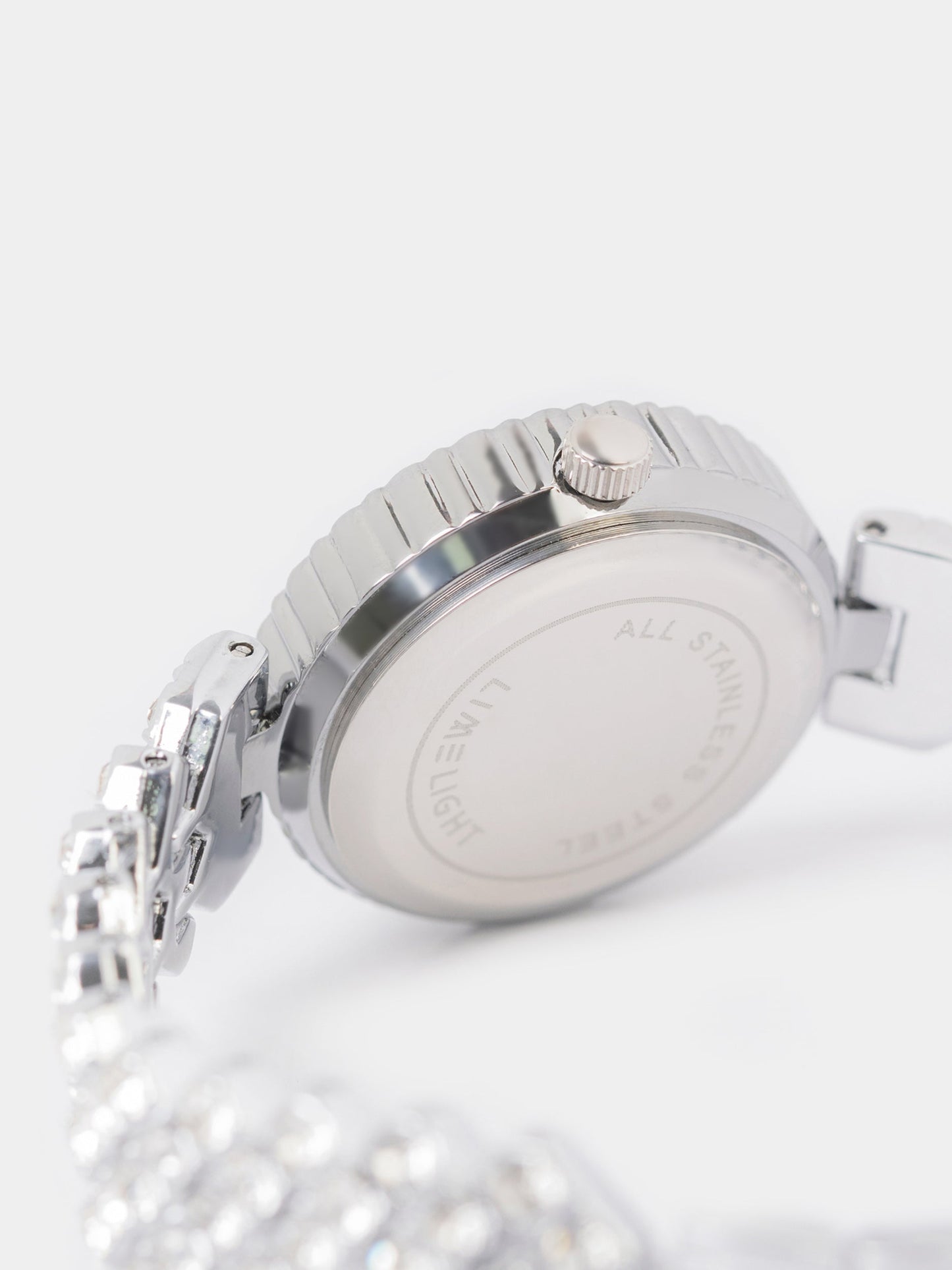 Rhinestone Embellished Watch