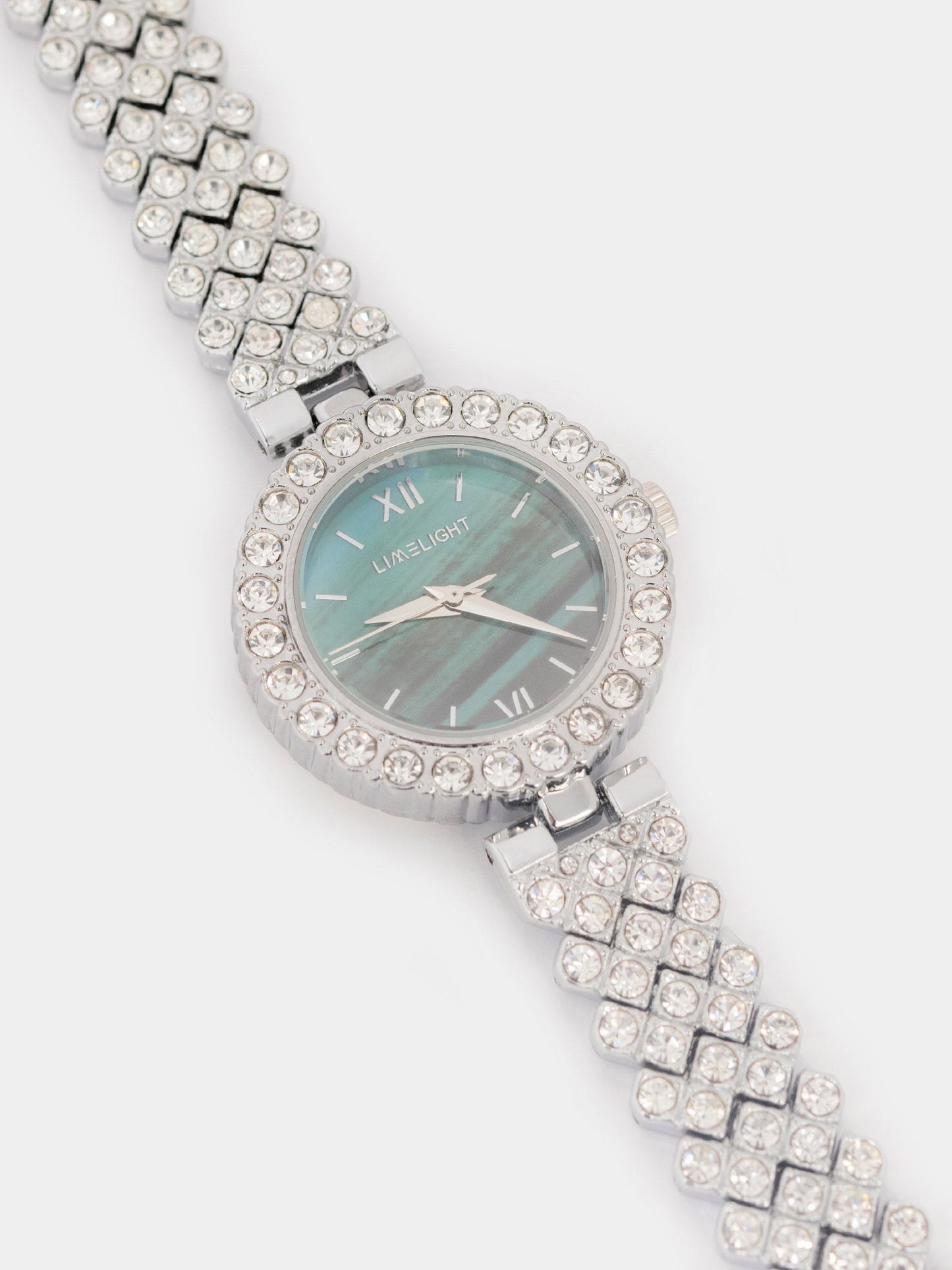Rhinestone Embellished Watch