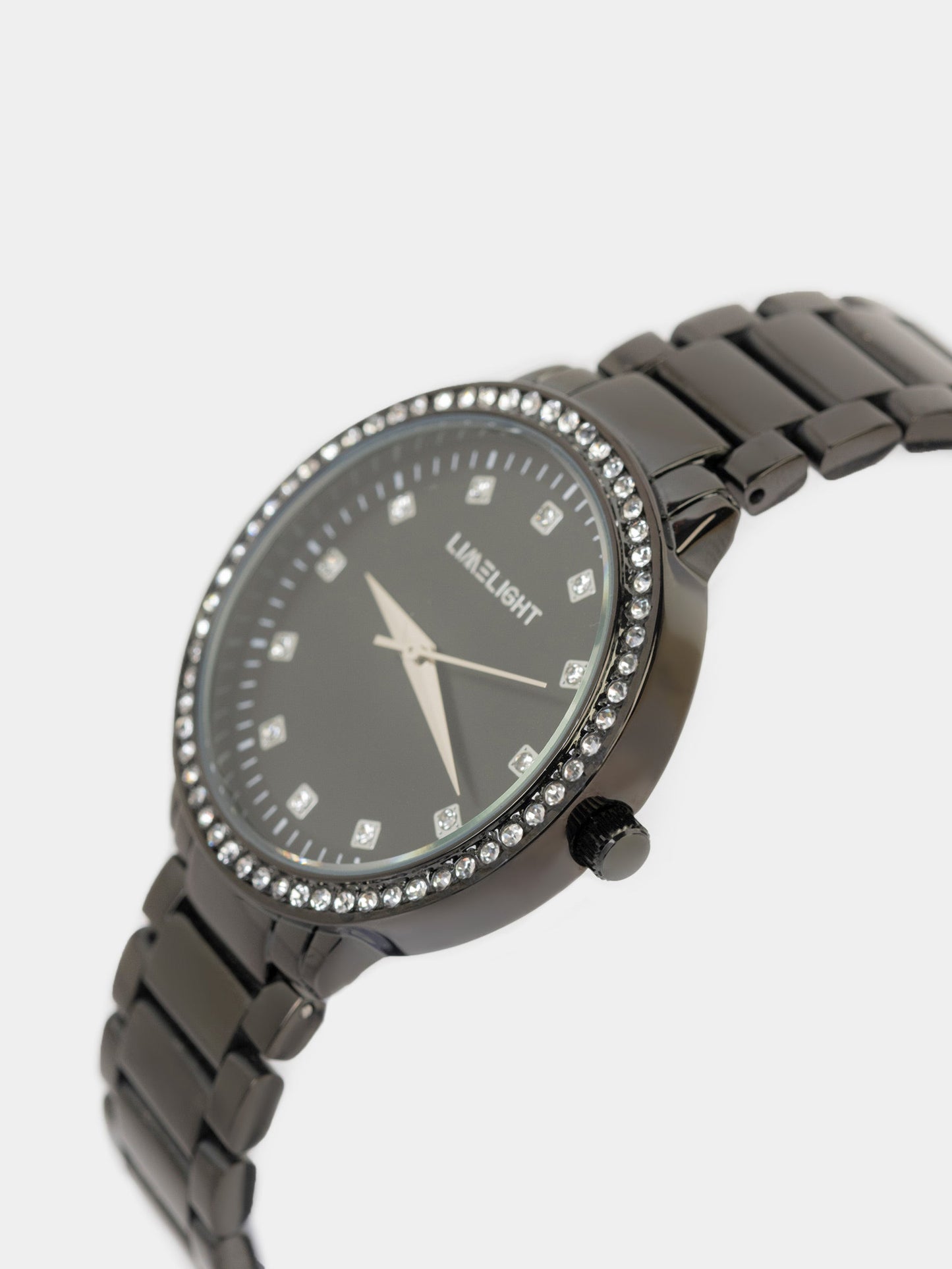 Crystal-Studded Watch