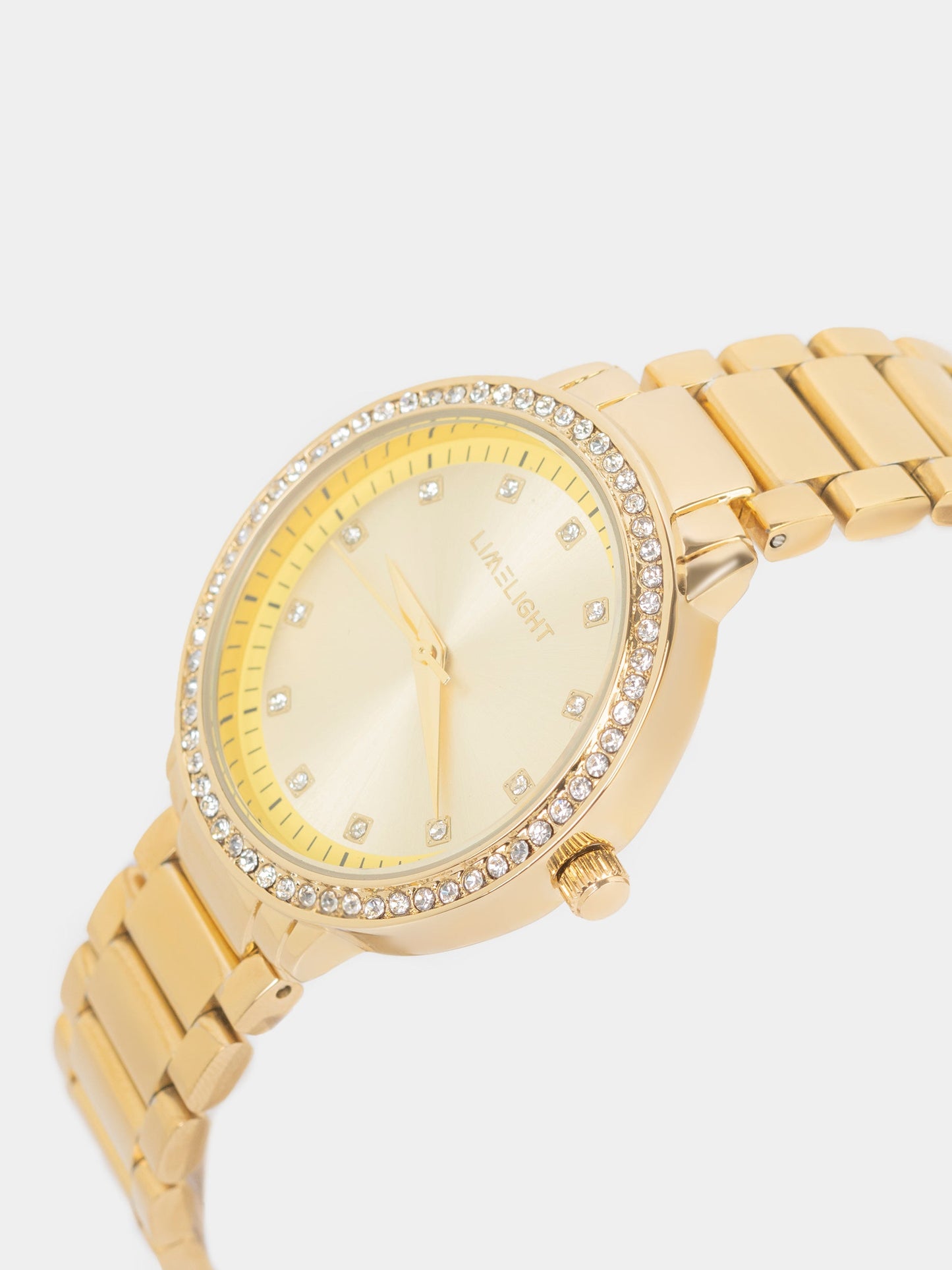 Crystal-Studded Watch