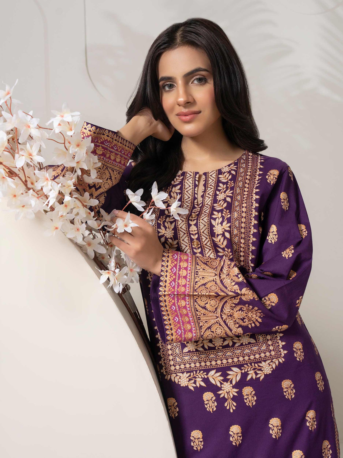 2 Piece Lawn Suit-Paste Print (Pret)