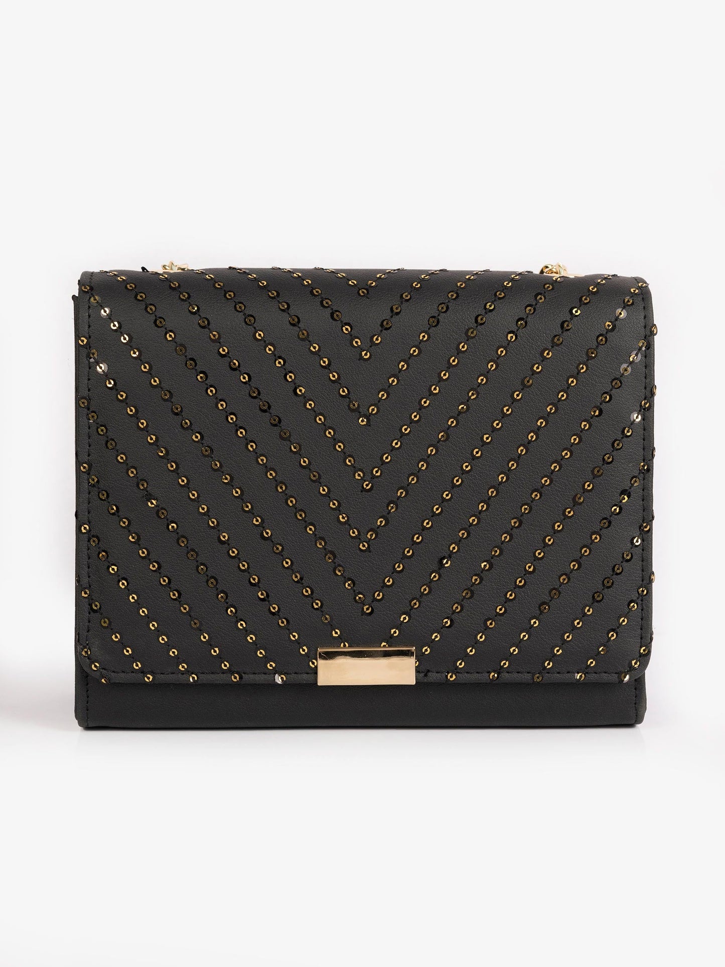 Sequin Embroidered Handbag