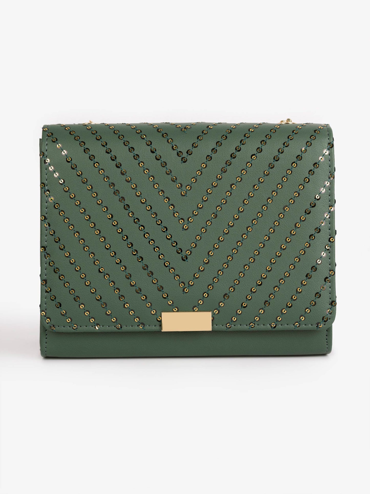 Sequin Embroidered Handbag