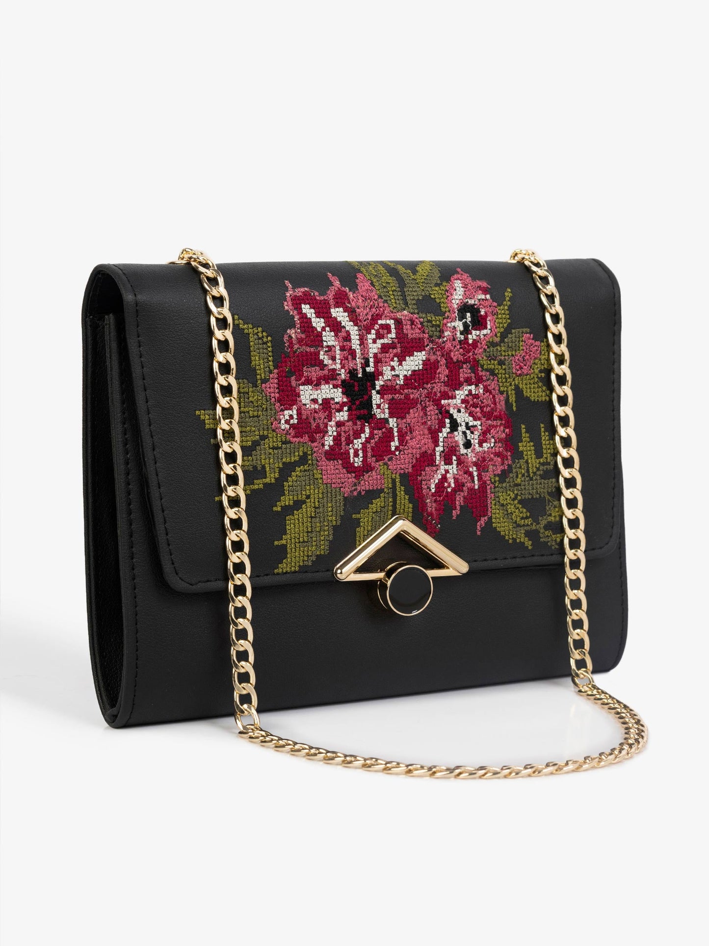 Embroidered Clutch