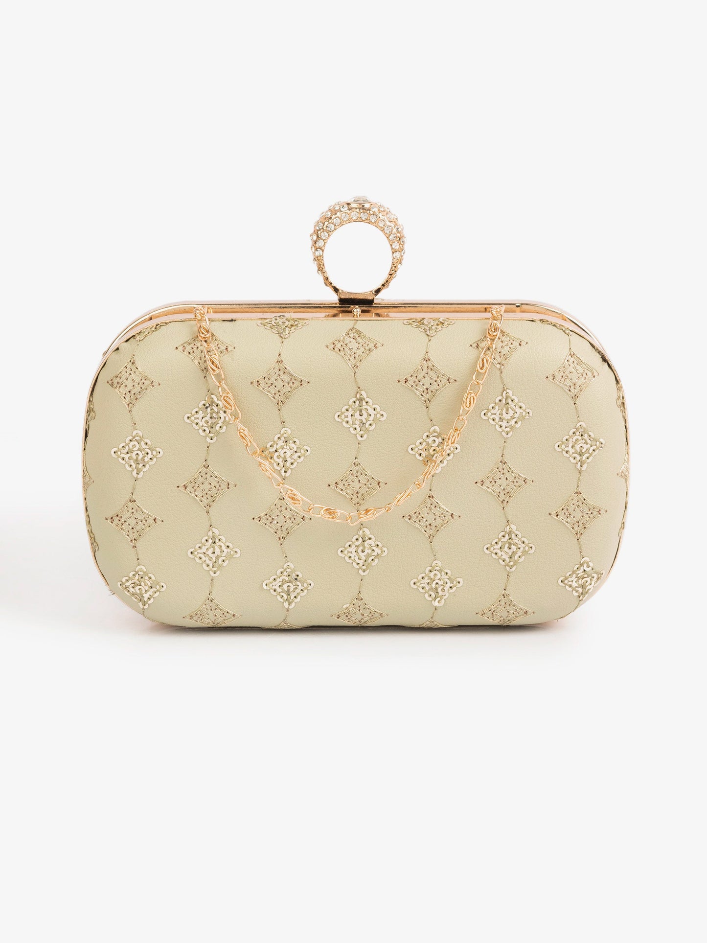 Sequin Embellished Clutch