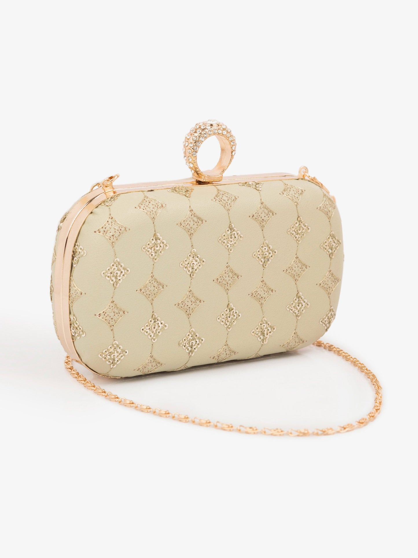 Sequin Embellished Clutch