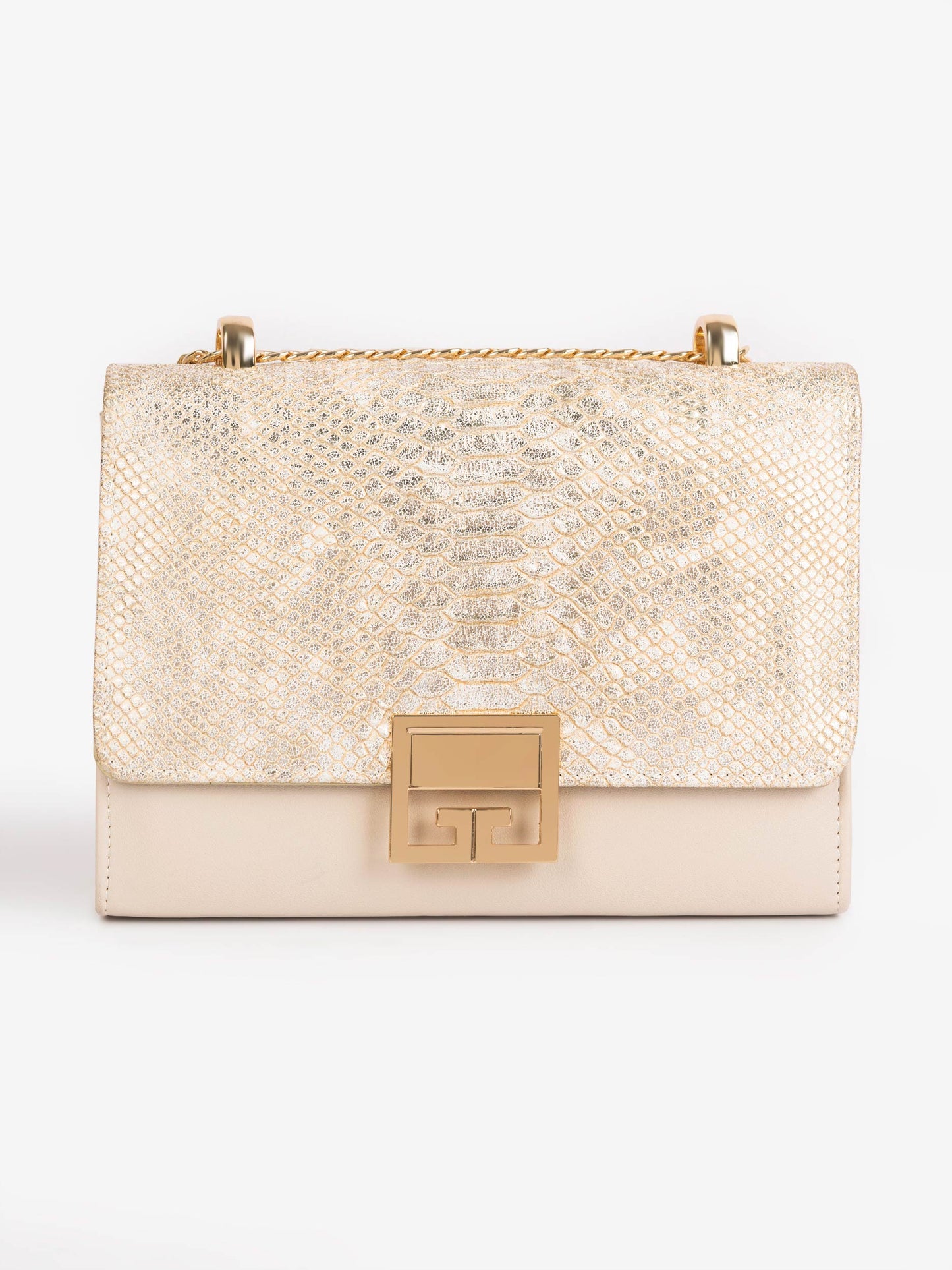 Snake Textured Handbag
