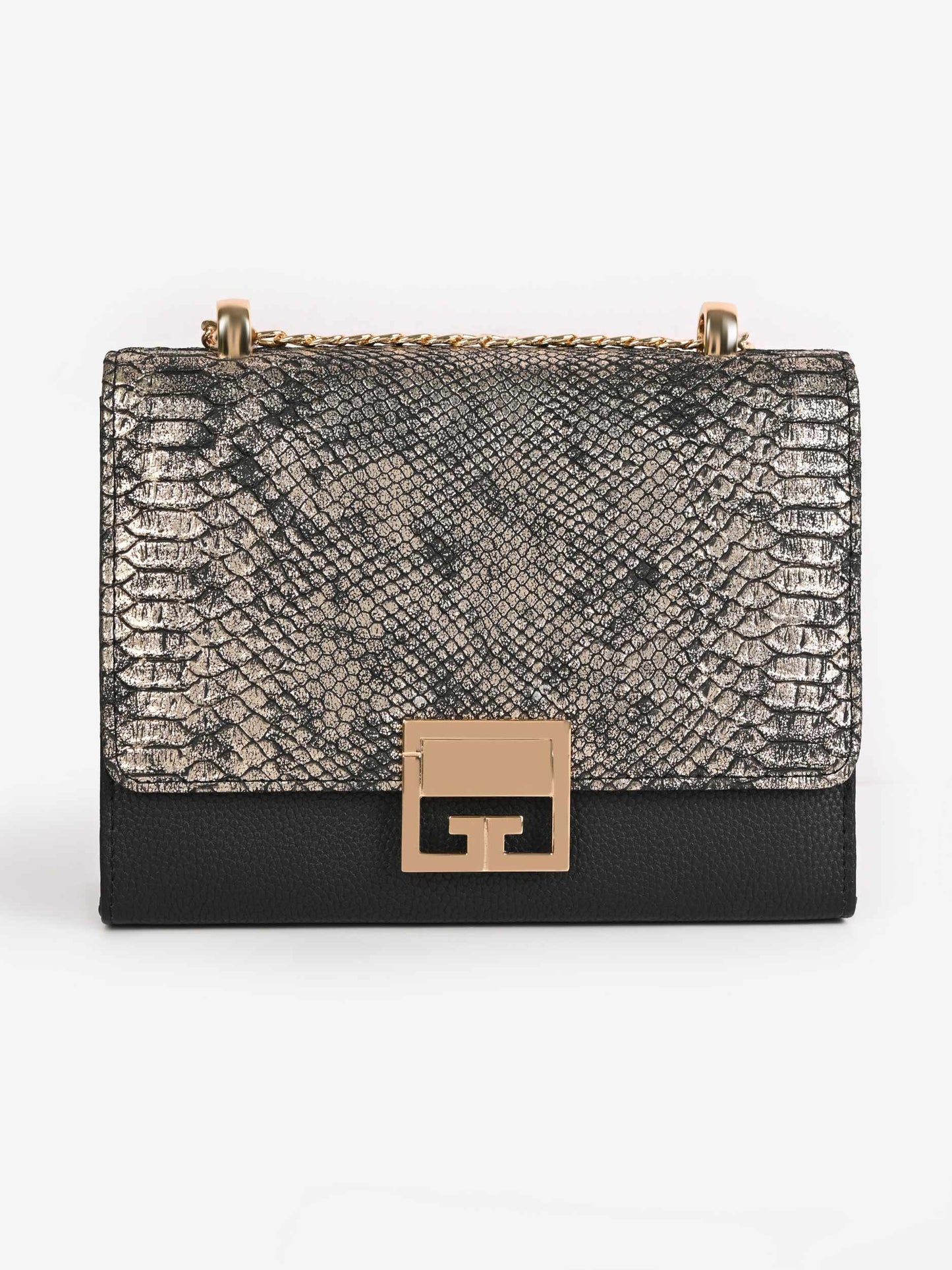 Snake Textured Handbag