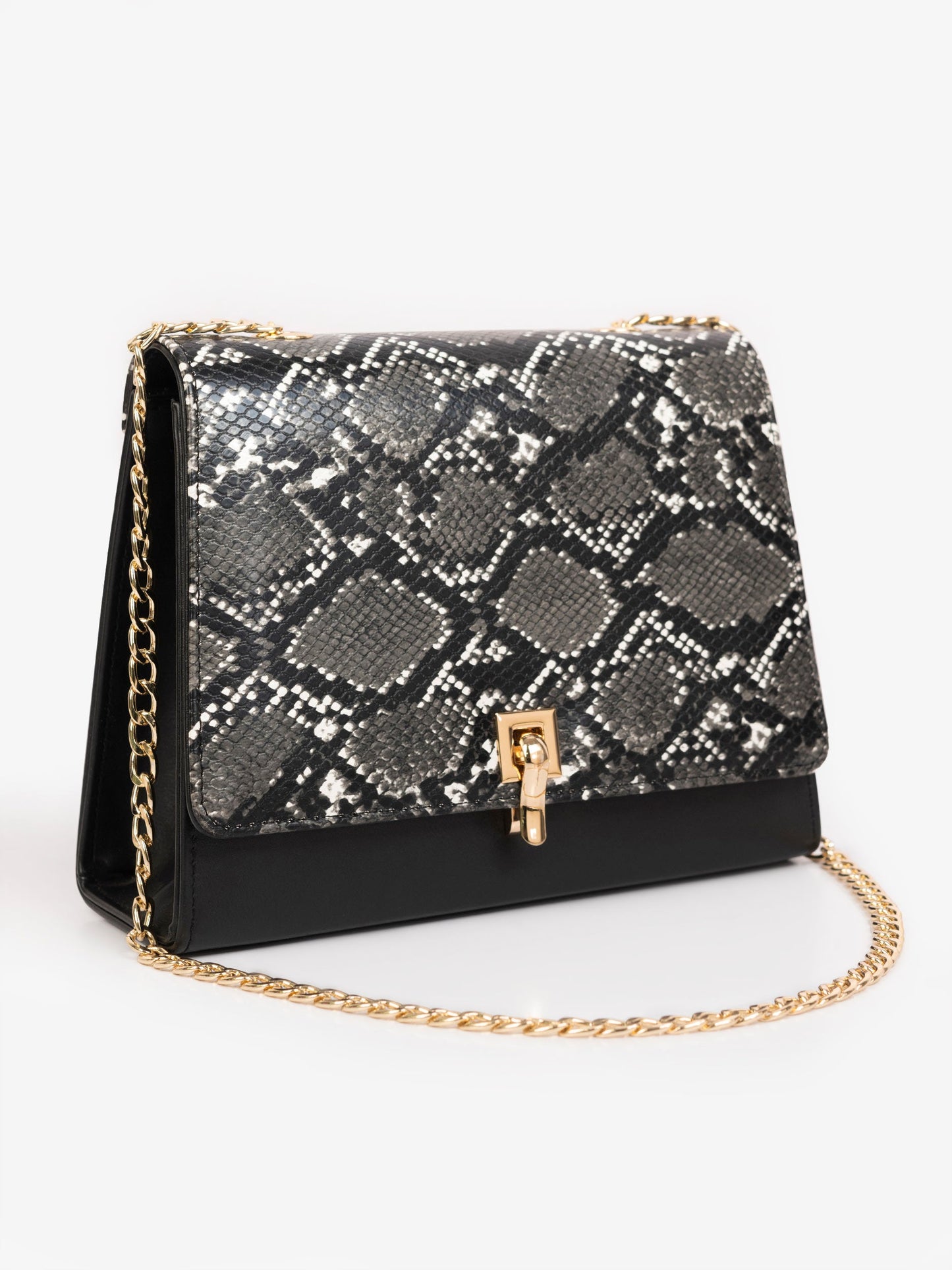 Snake Print Handbag