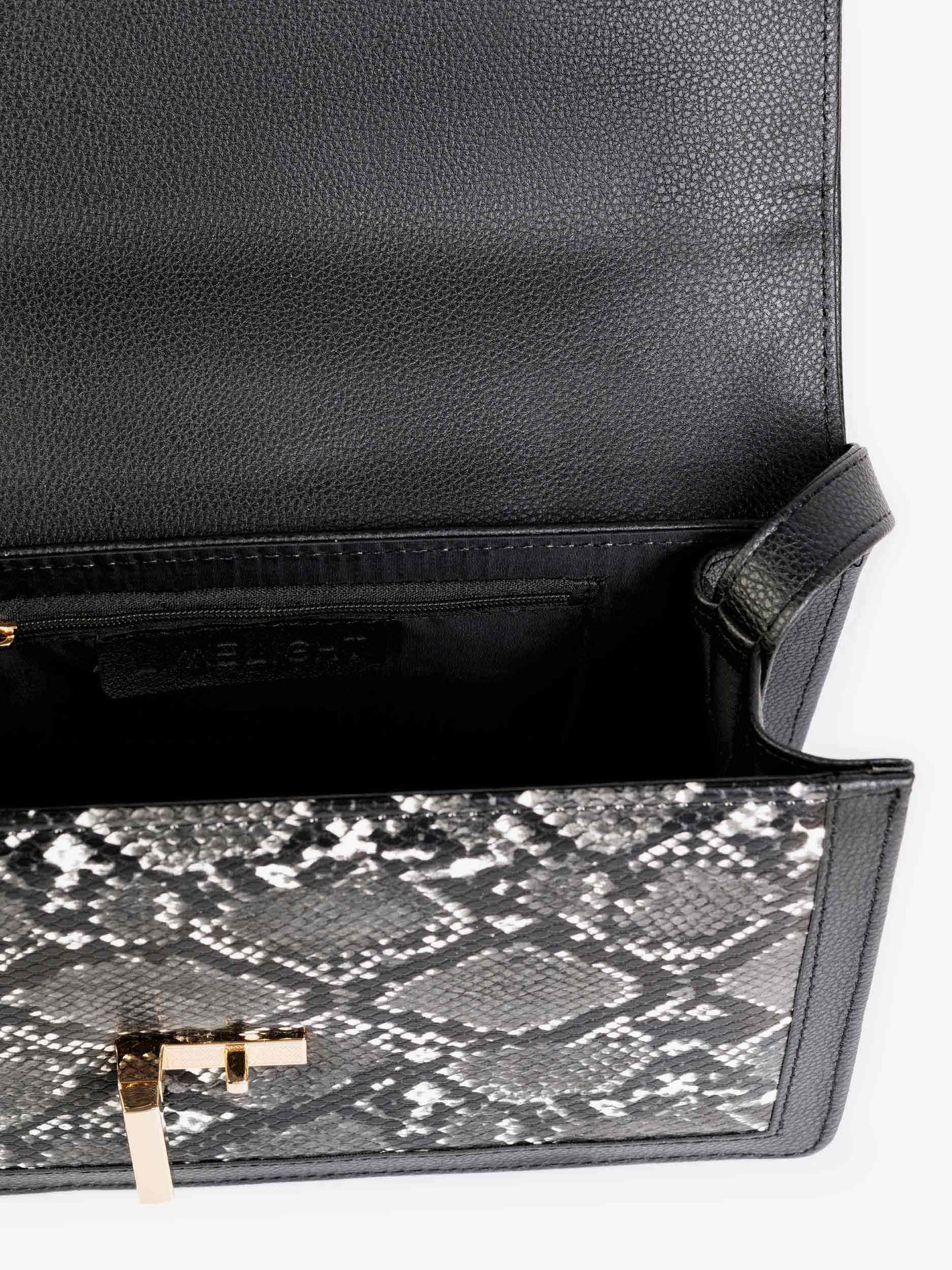 Snakeskin Handle Bag