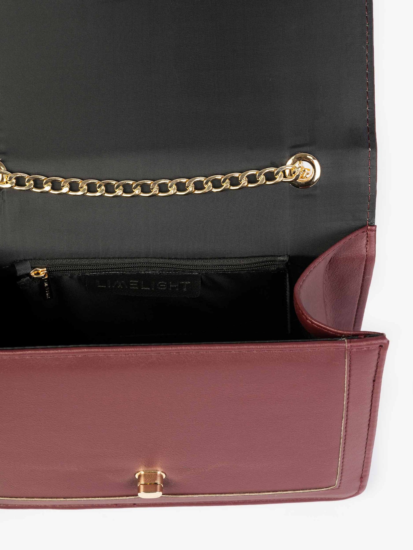 Textured Flap Handbag
