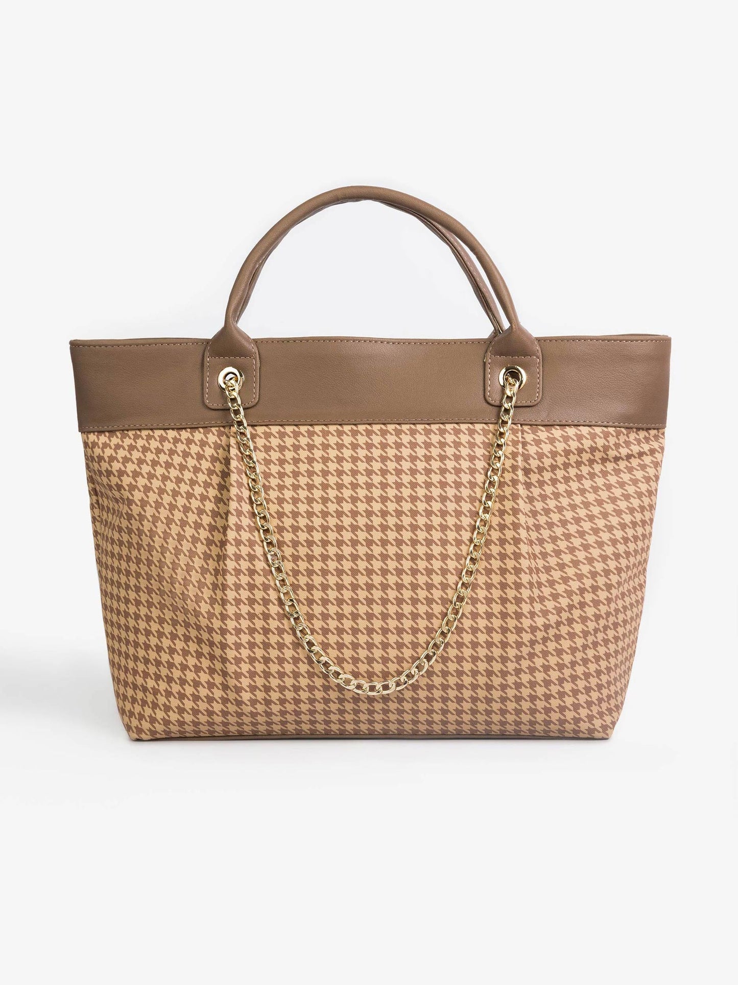 Houndstooth Tote Bag