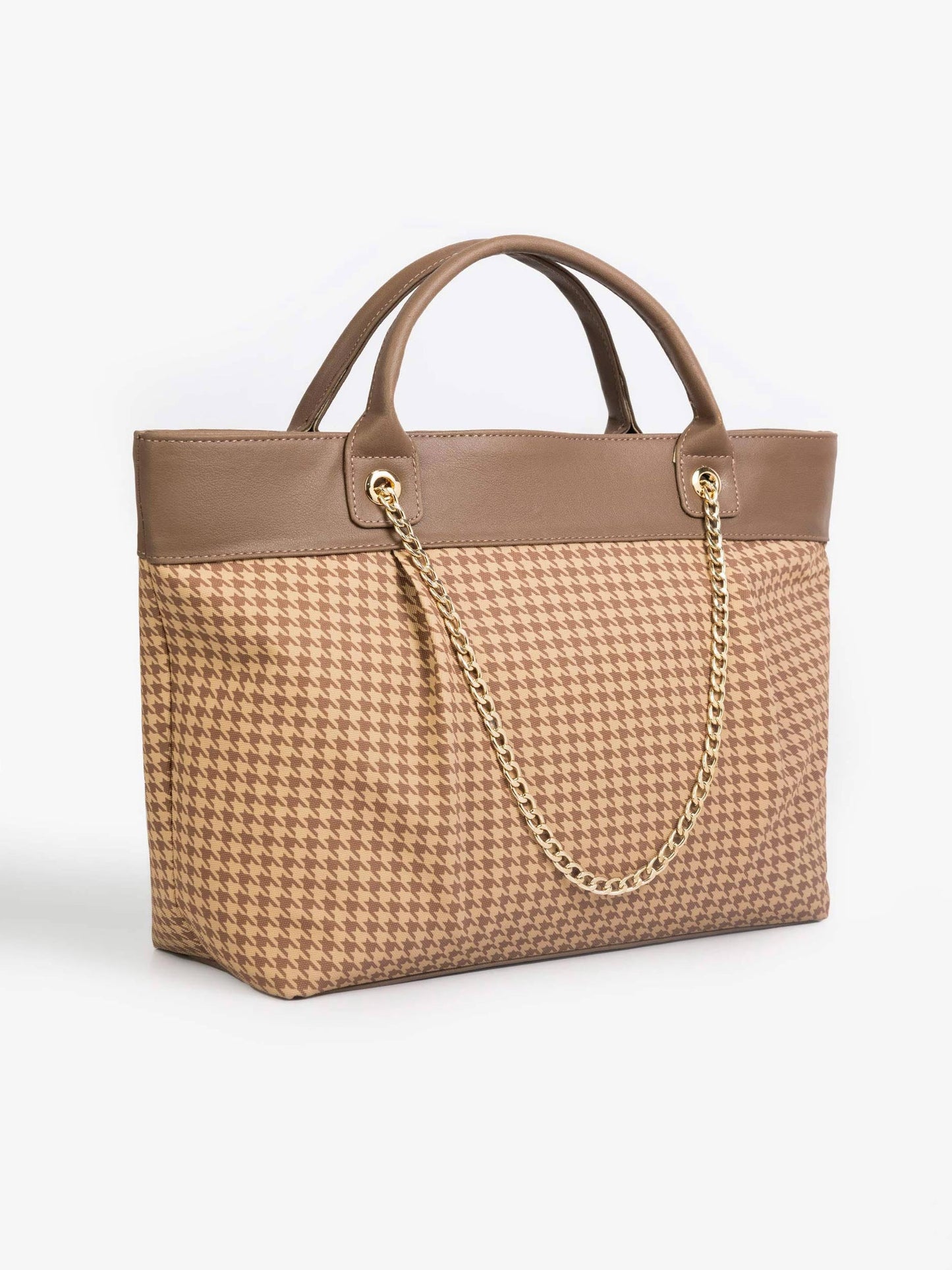 Houndstooth Tote Bag