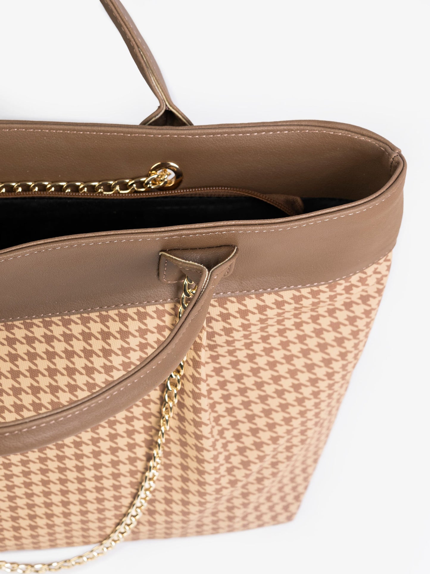 Houndstooth Tote Bag
