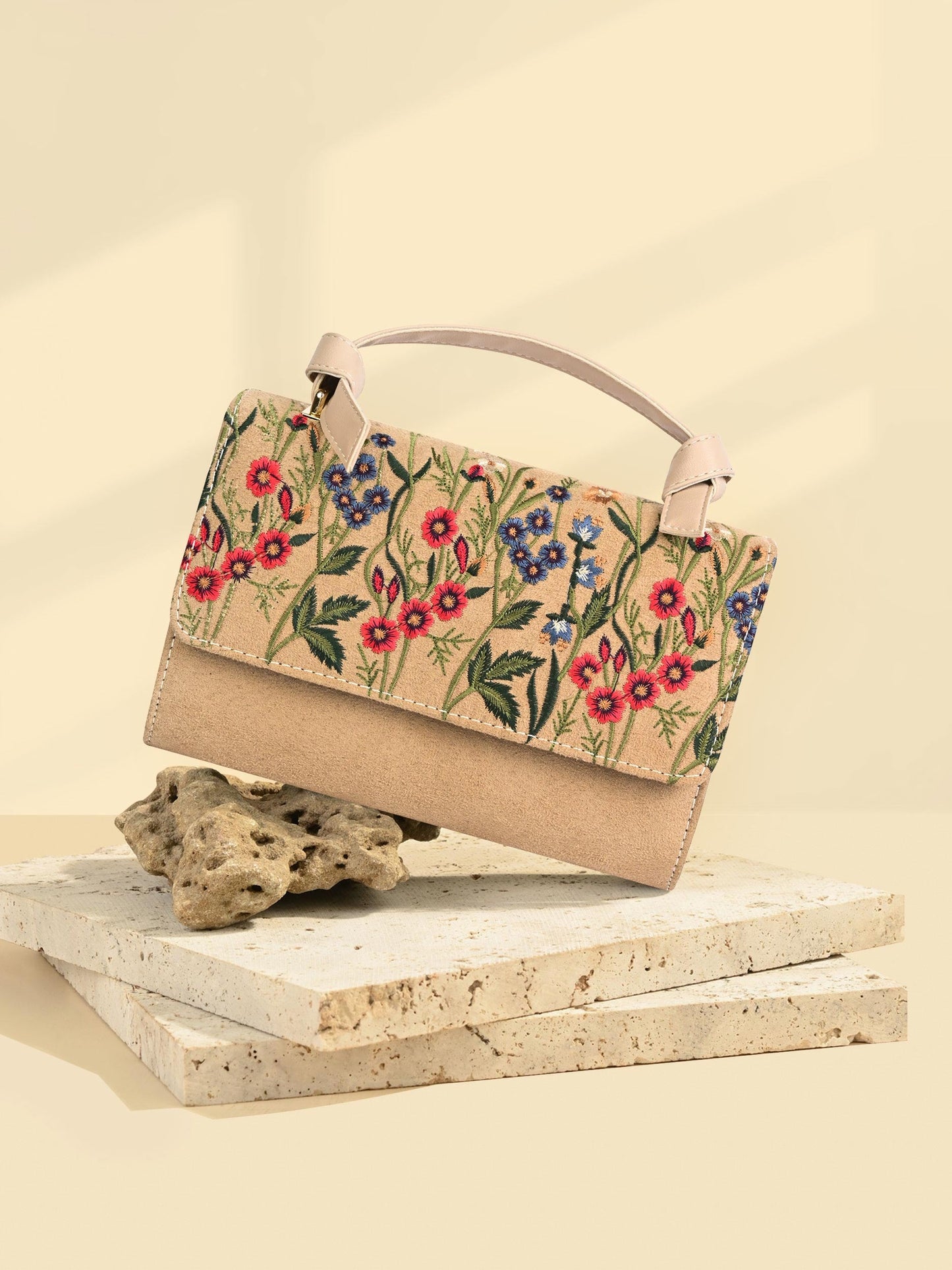 Embroidered Clutch