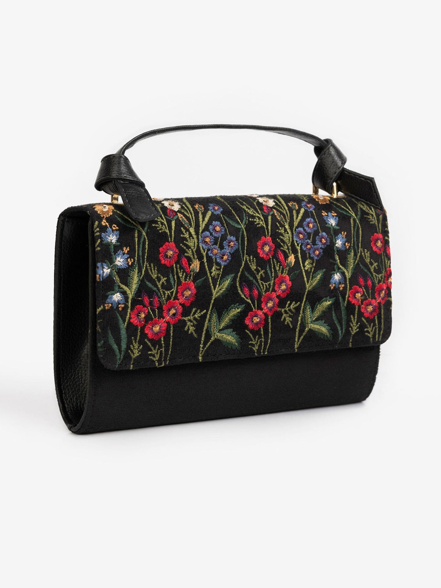 Embroidered Clutch