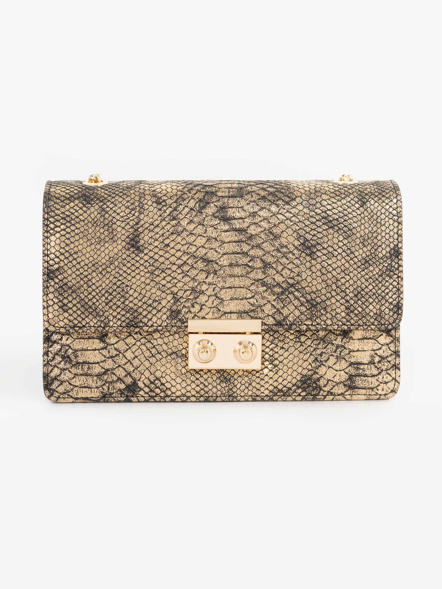 Snake Textured Handbag