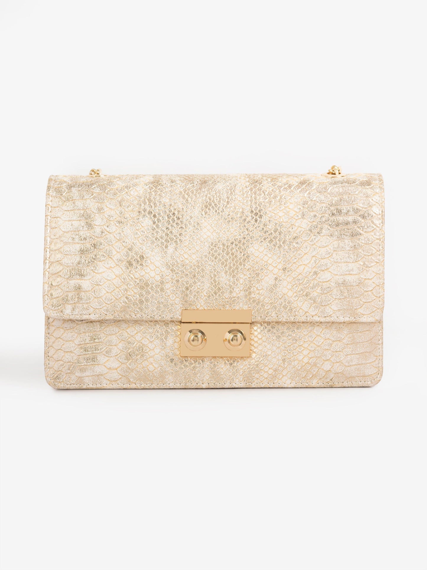 Snake Textured Handbag