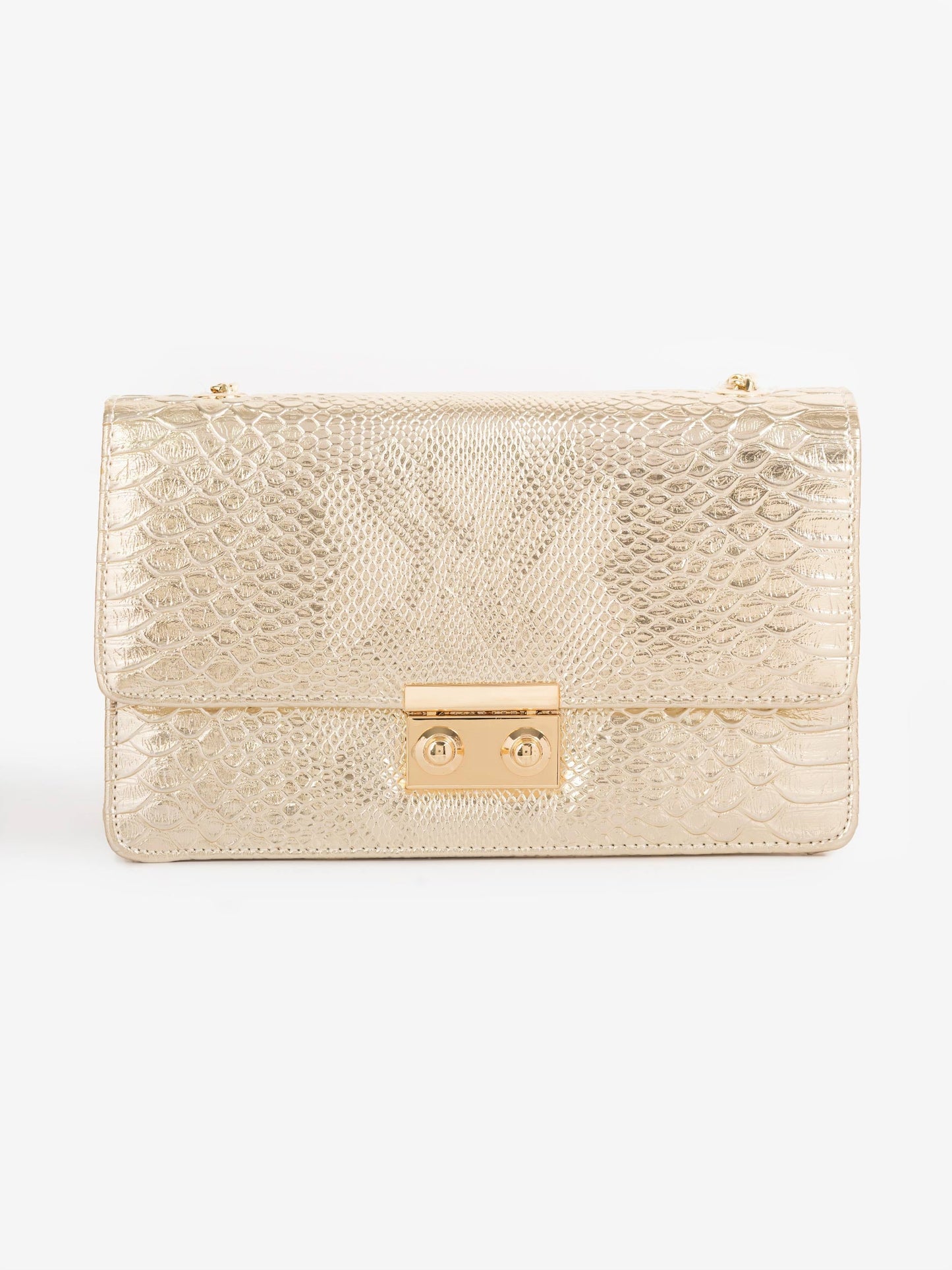 Snake Textured Handbag