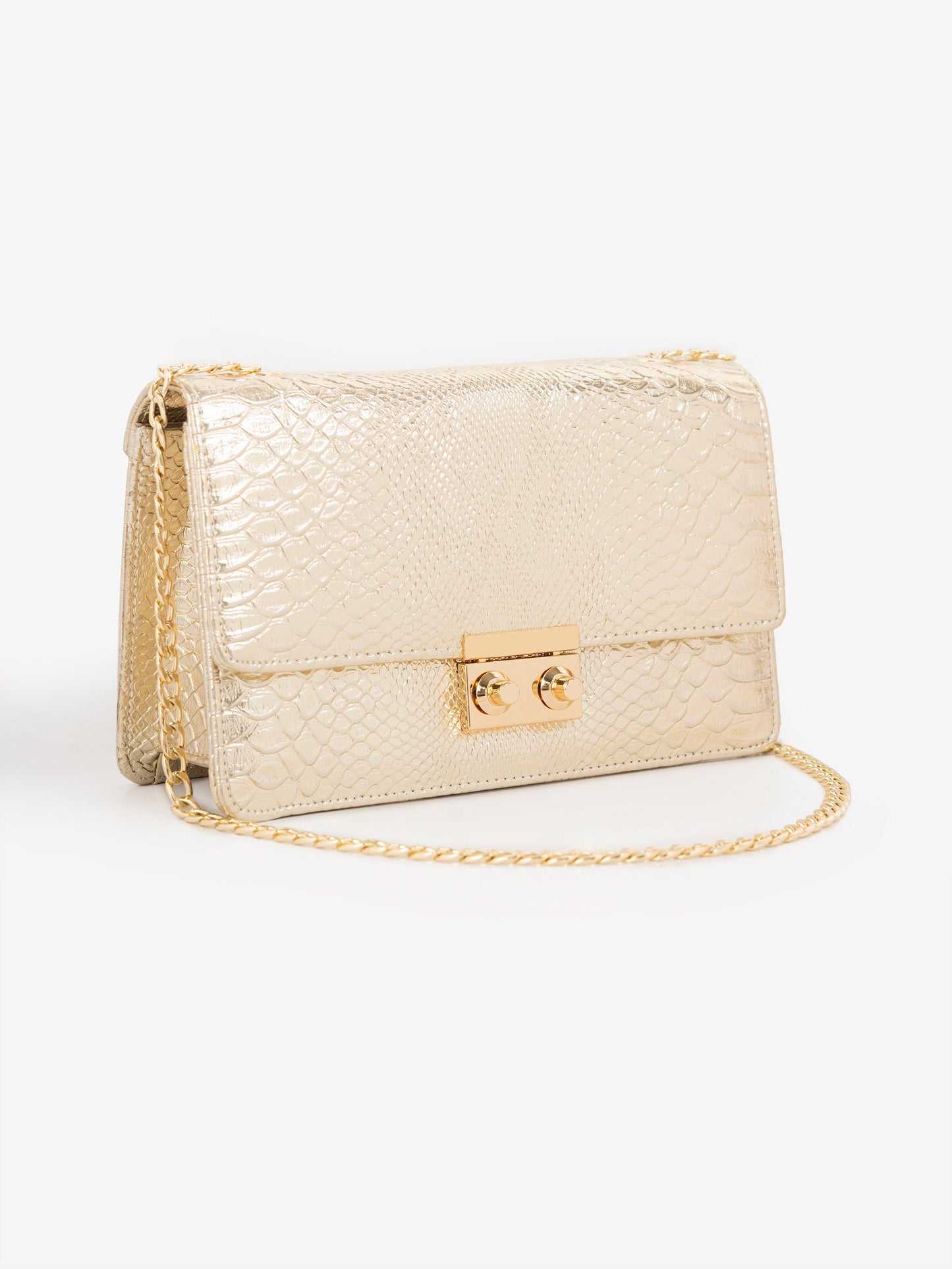 Snake Textured Handbag