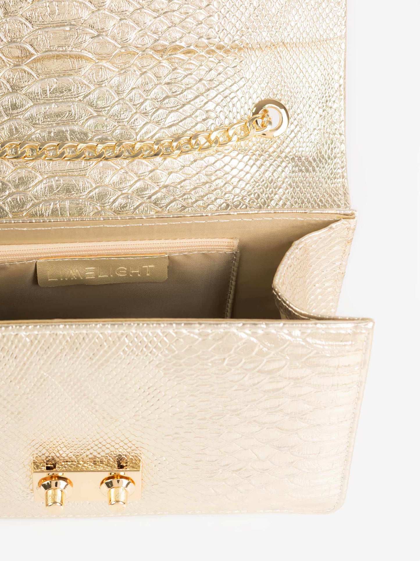 Snake Textured Handbag