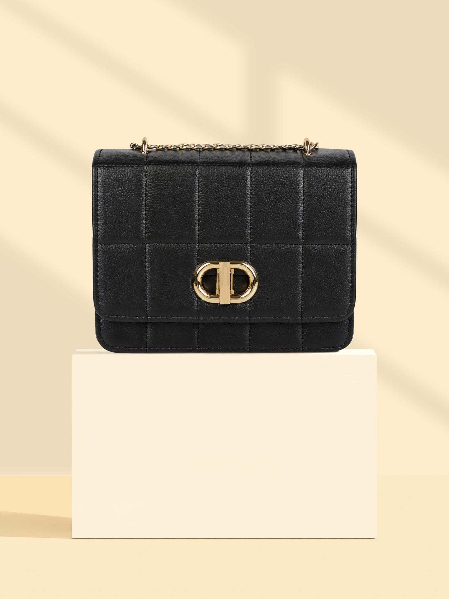 Box Pattern Handbag