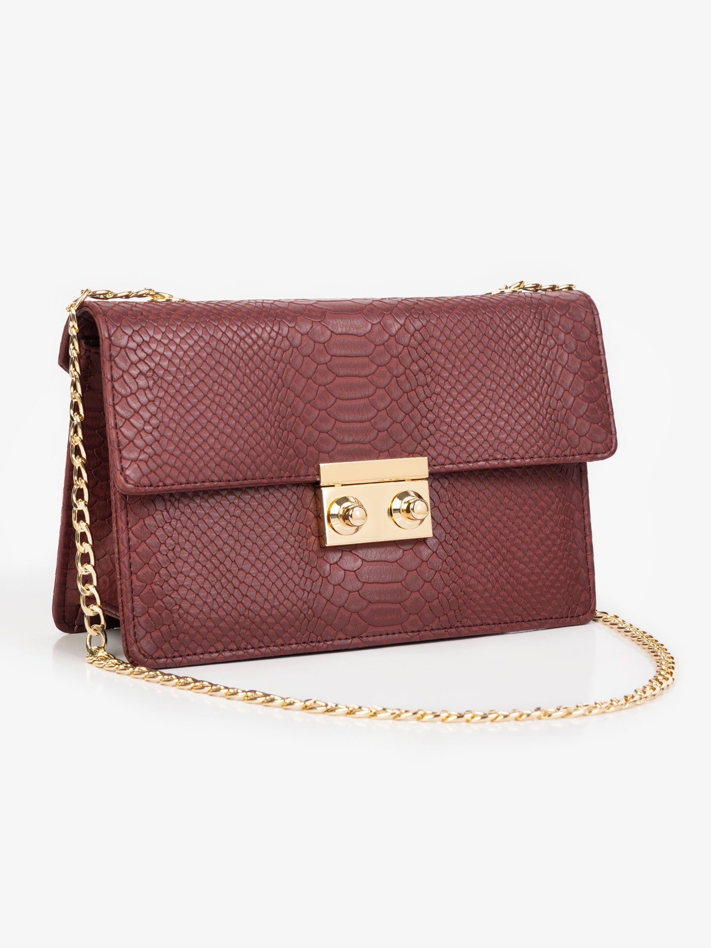 Snakeskin Texture Handbag