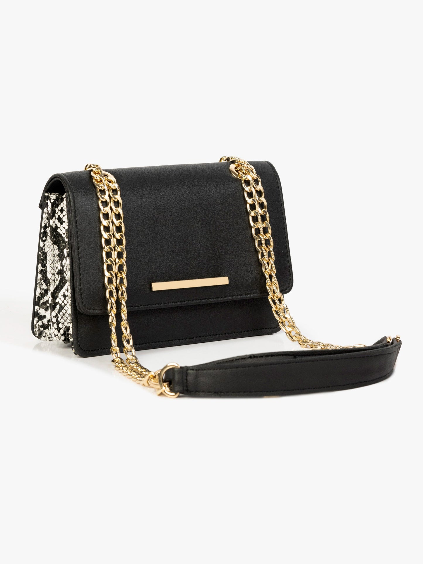 Snakeskin Handle Bag