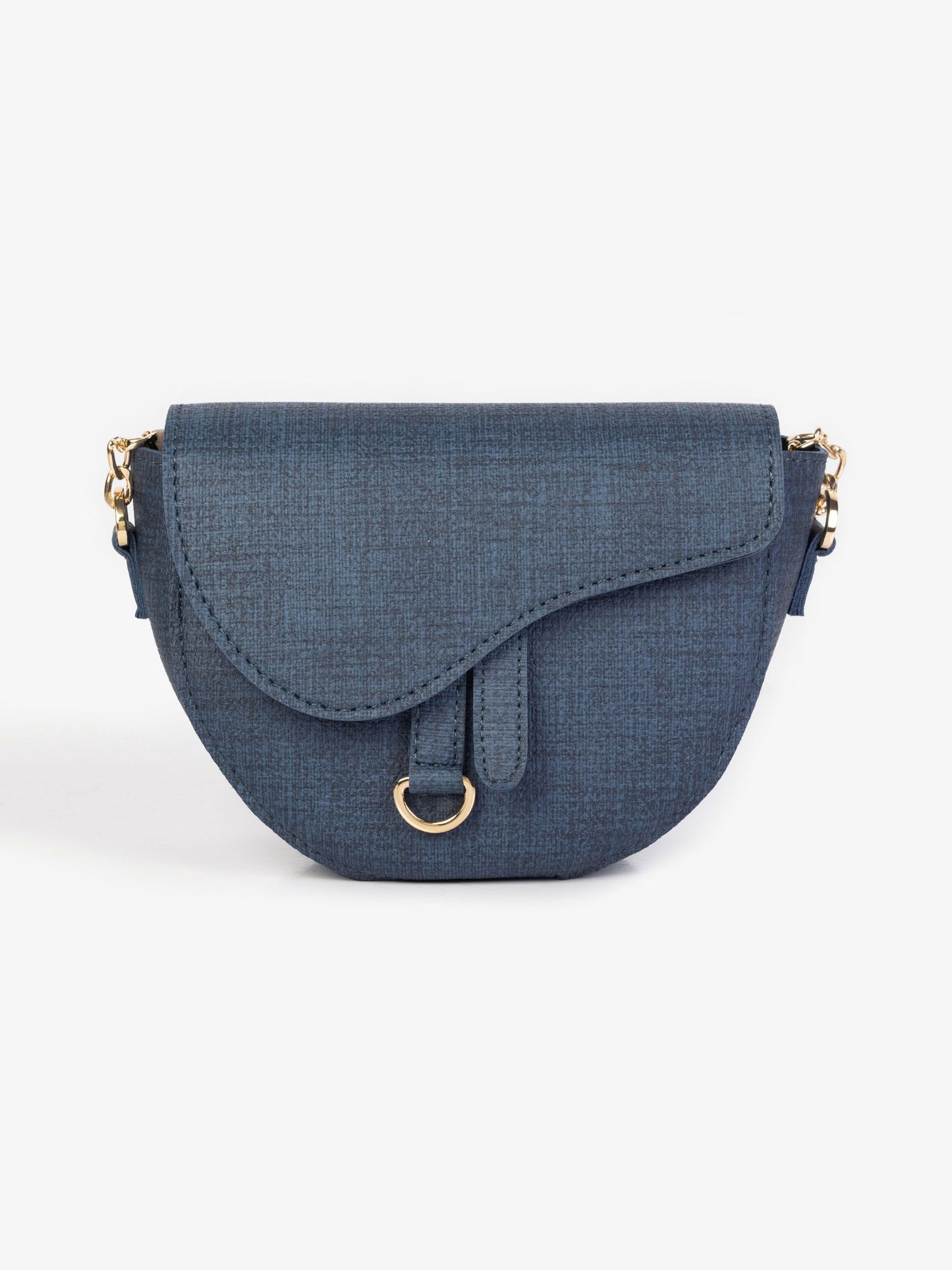 Curved flap bag
