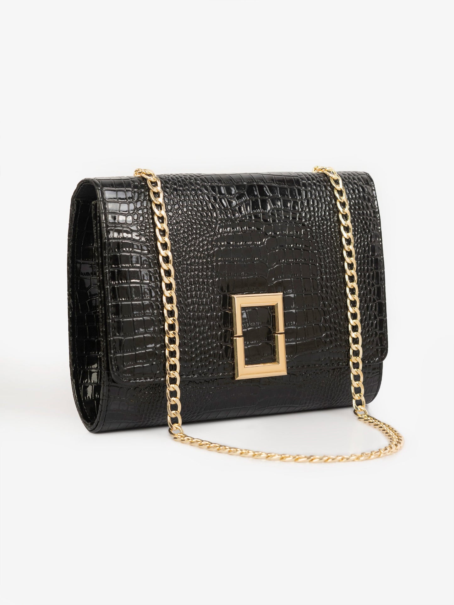 Snake Textured Clutch