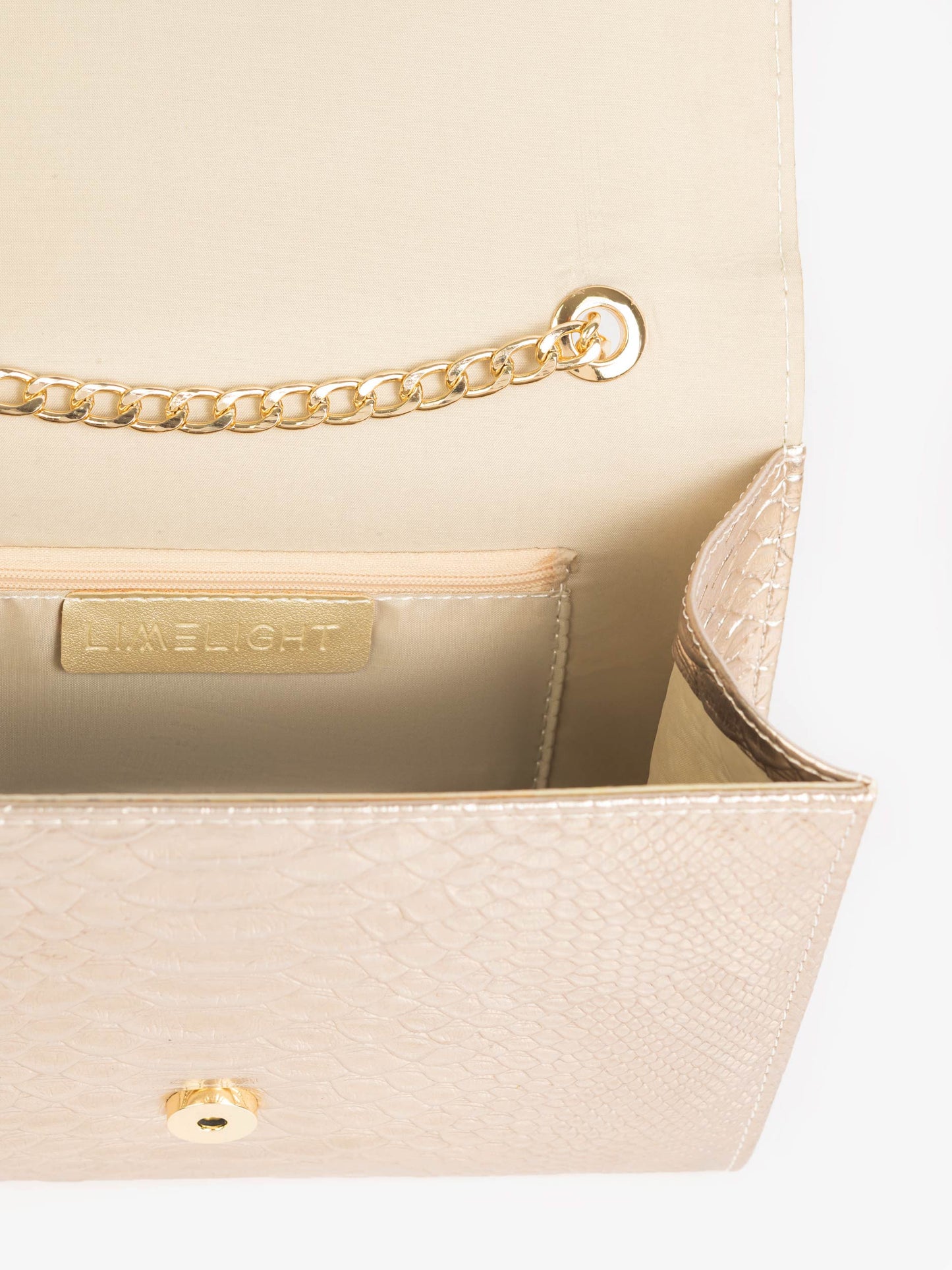 Snake Textured Clutch