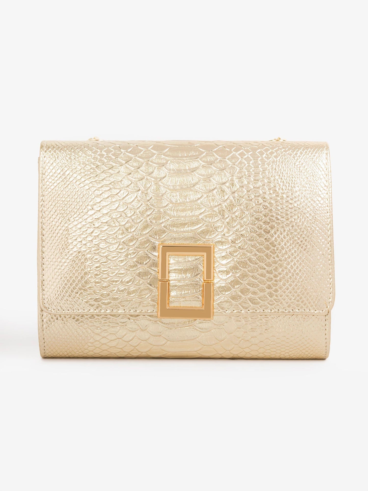 Snake Textured Clutch