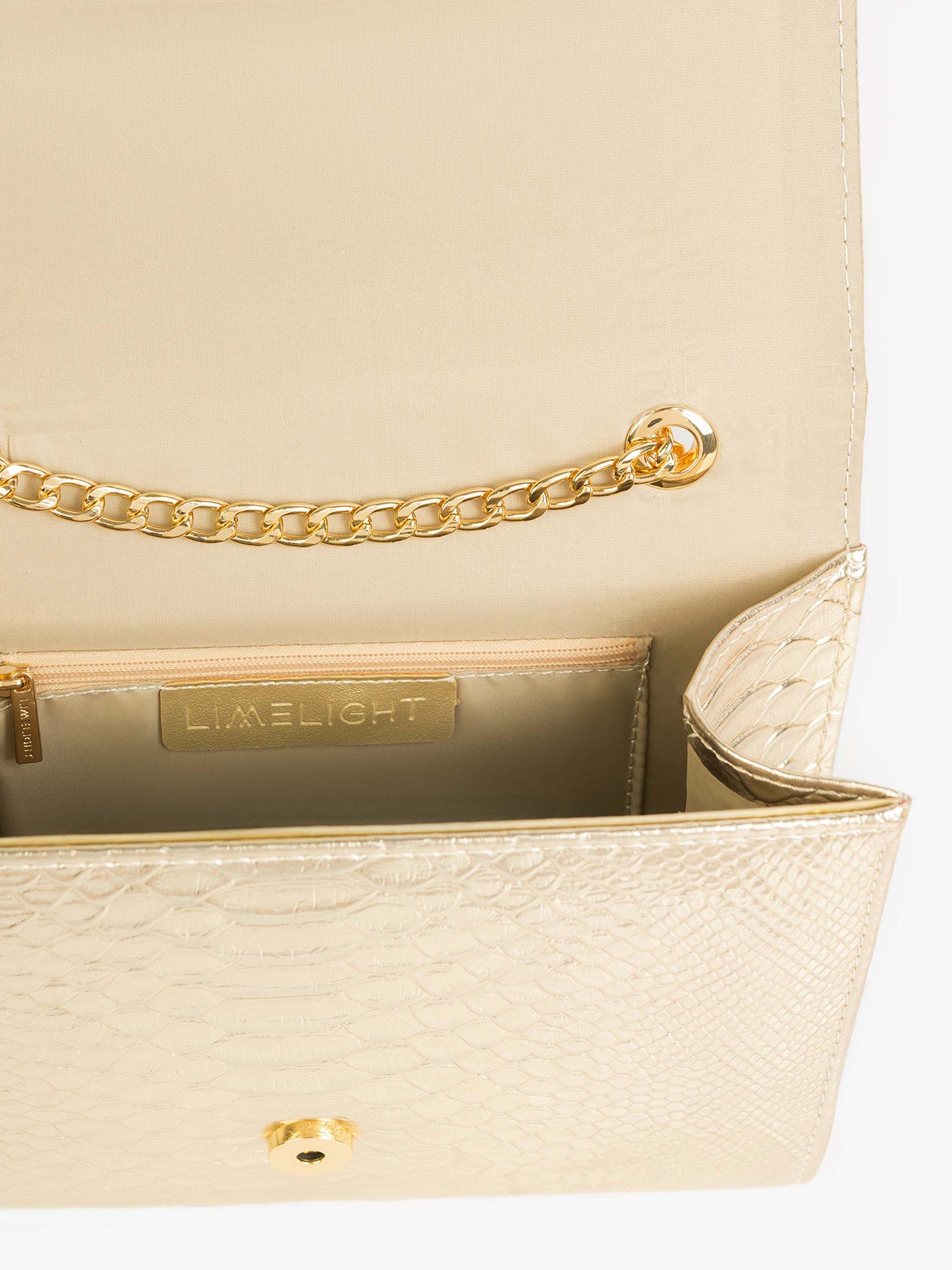 Snake Textured Clutch
