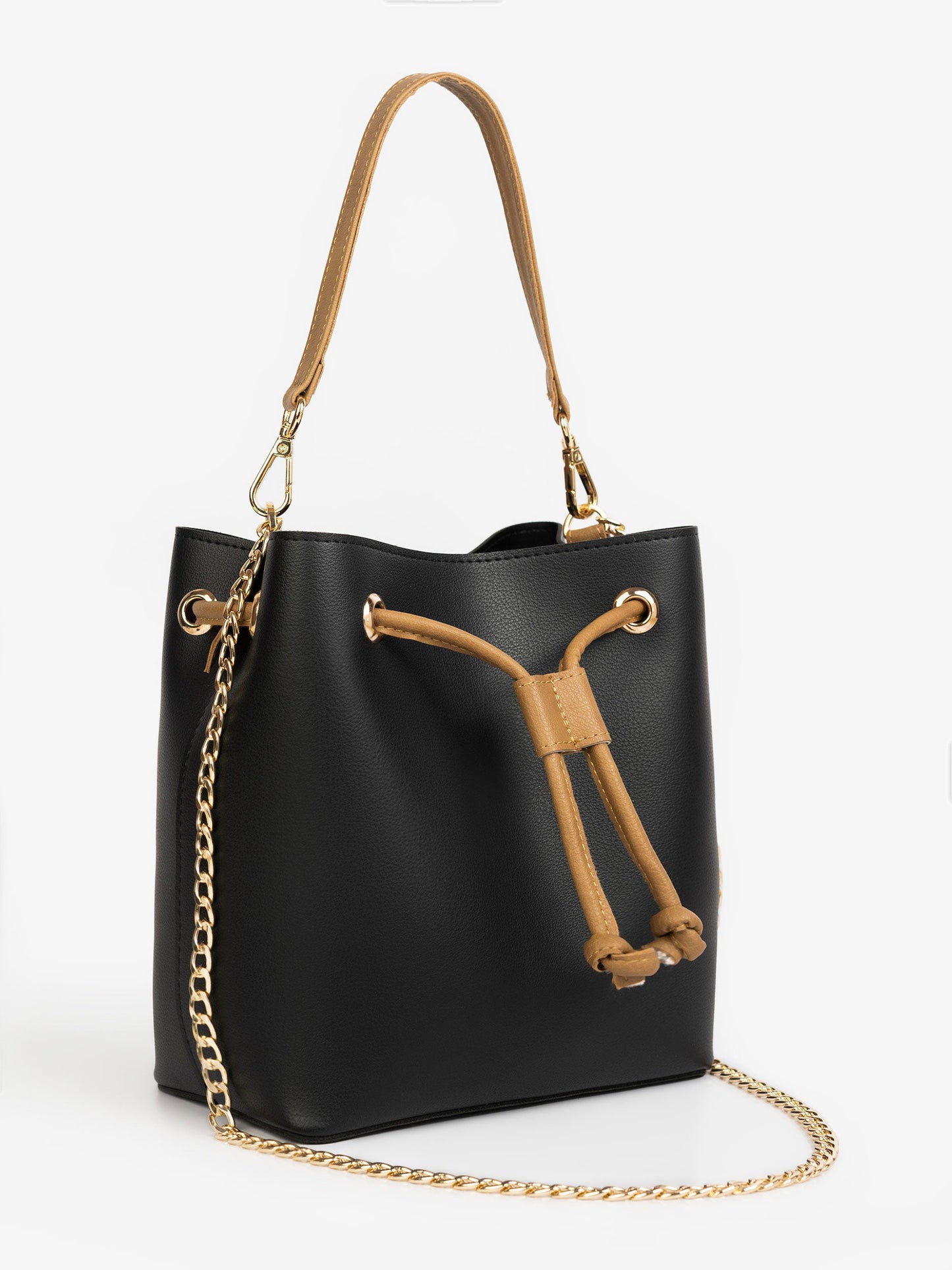 Drawstring Bucket Handbag