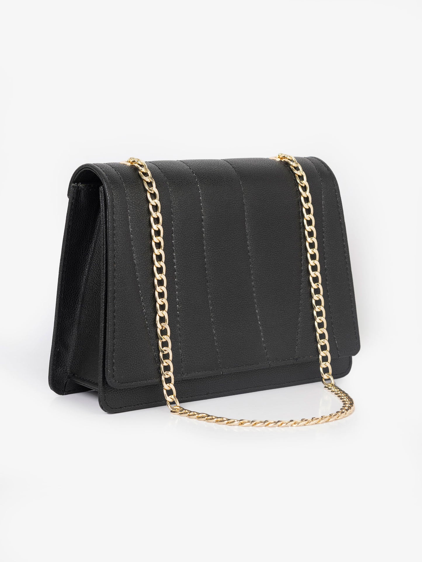 Quilted Flap Handbag