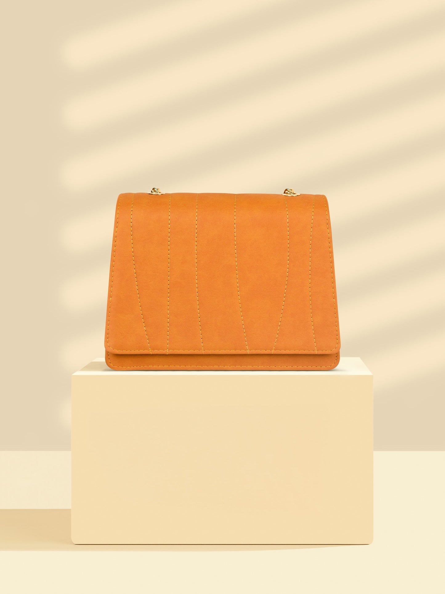 Quilted Flap Handbag