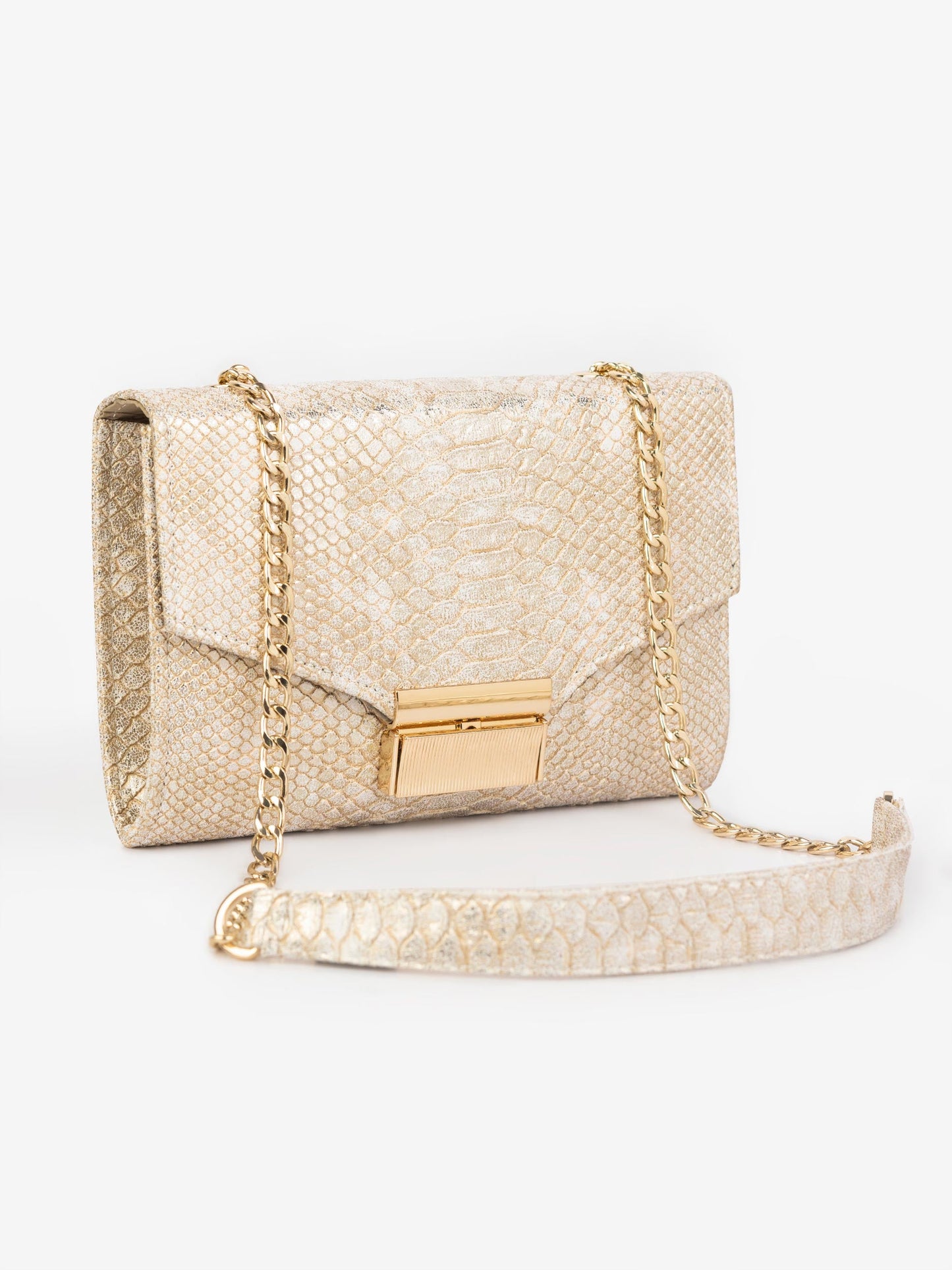 Snakeskin Clutch