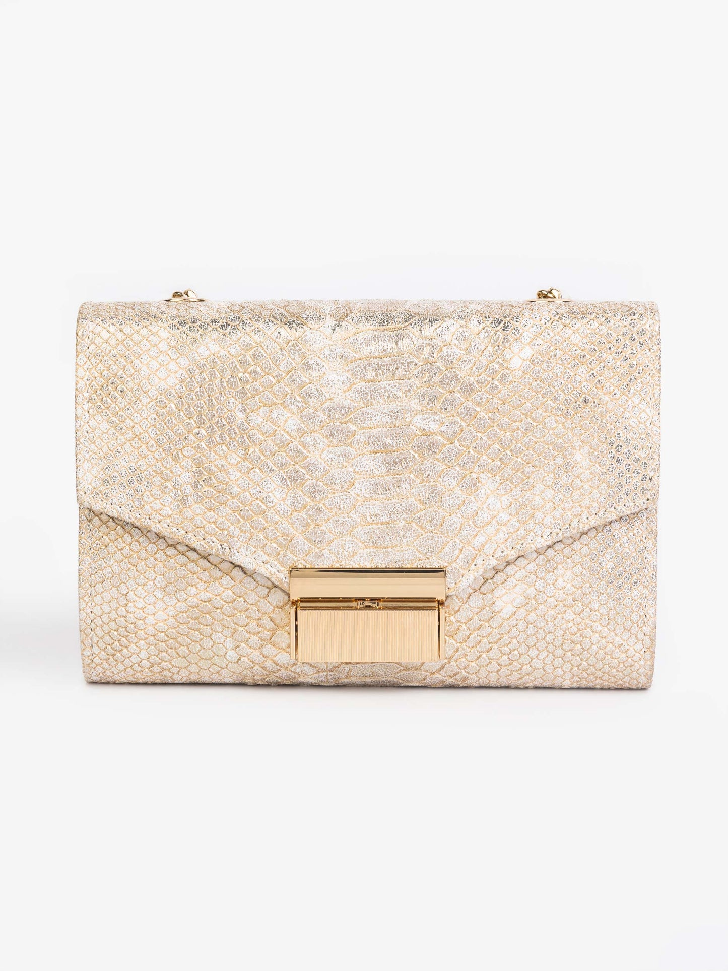 Snakeskin Clutch