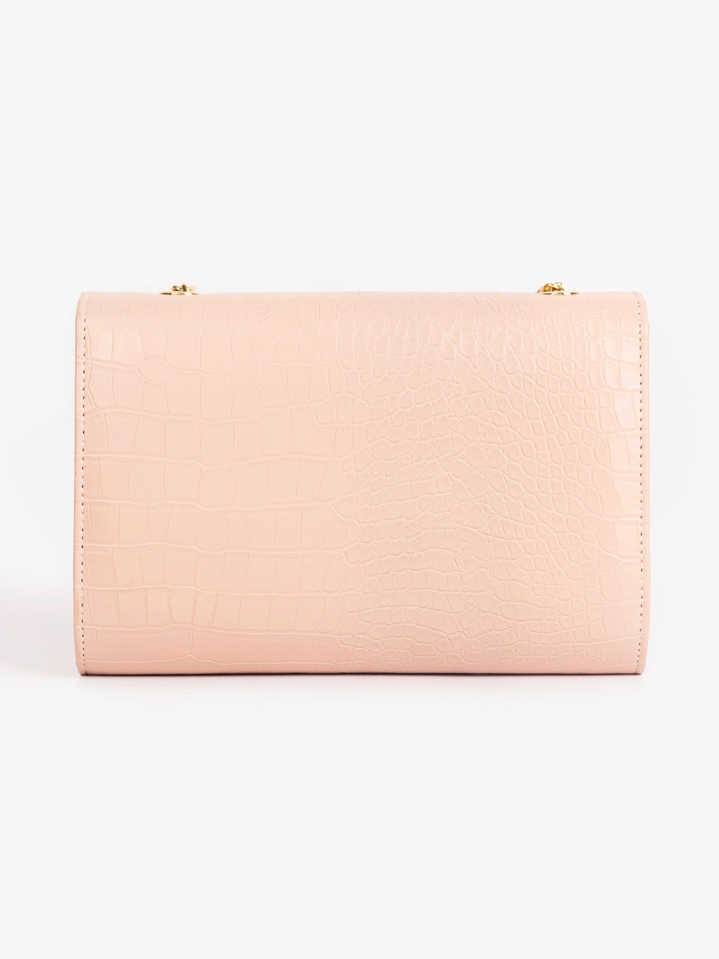 Textured Nude Clutch