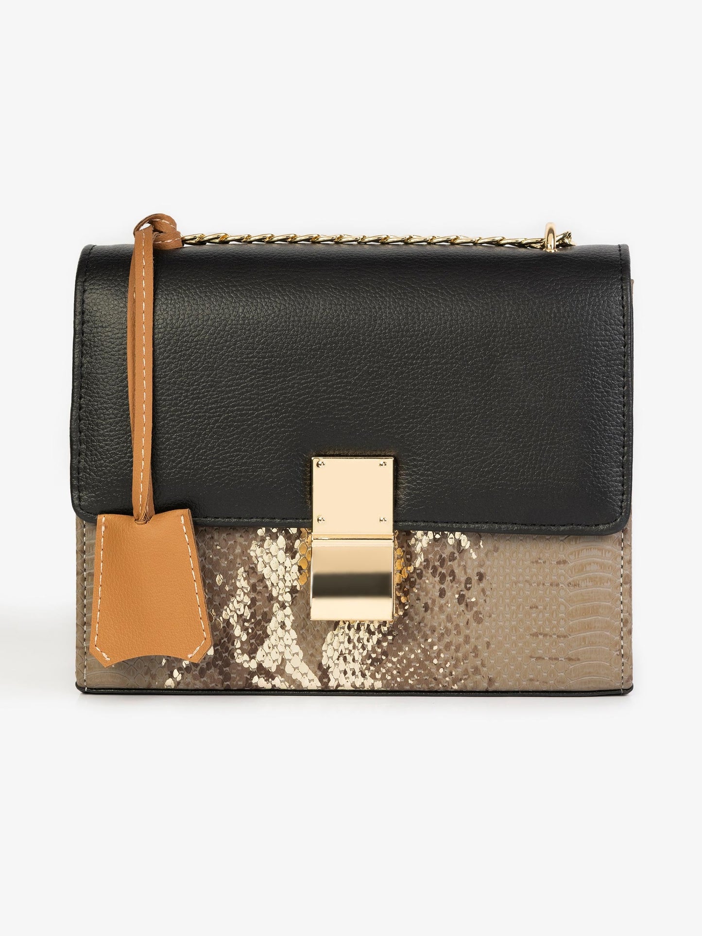 Snake Print Handbag