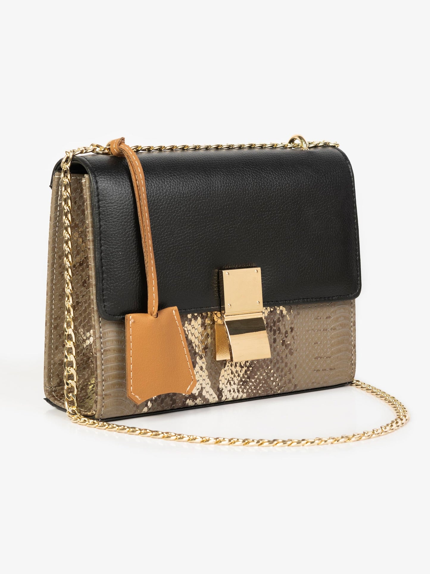 Snake Print Handbag