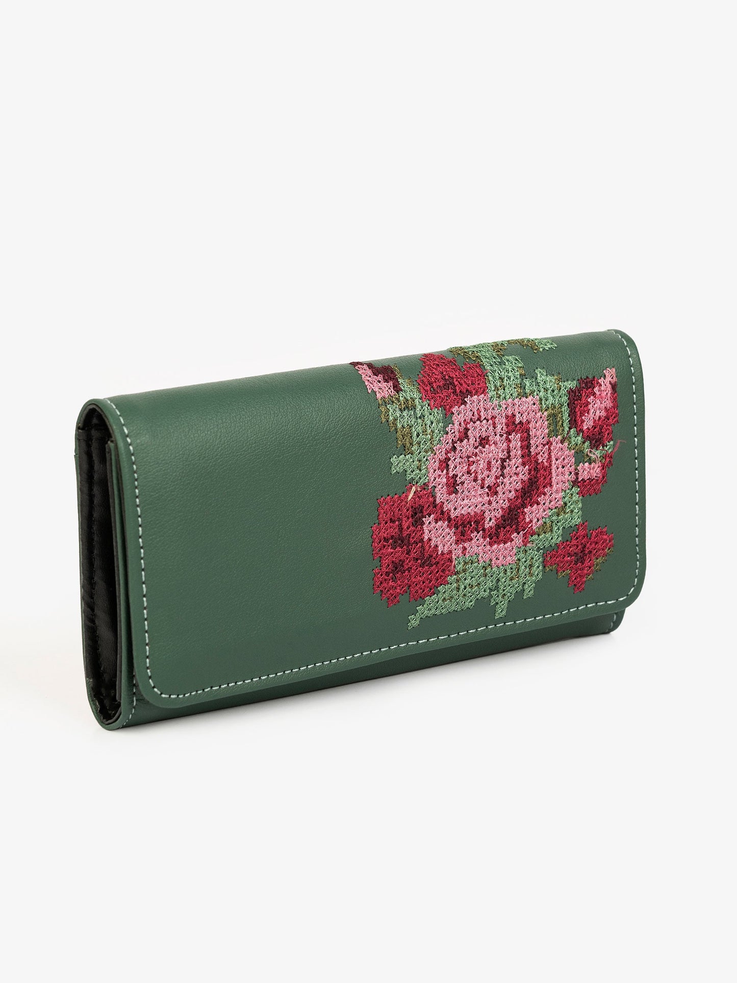 Embroidered Wallet