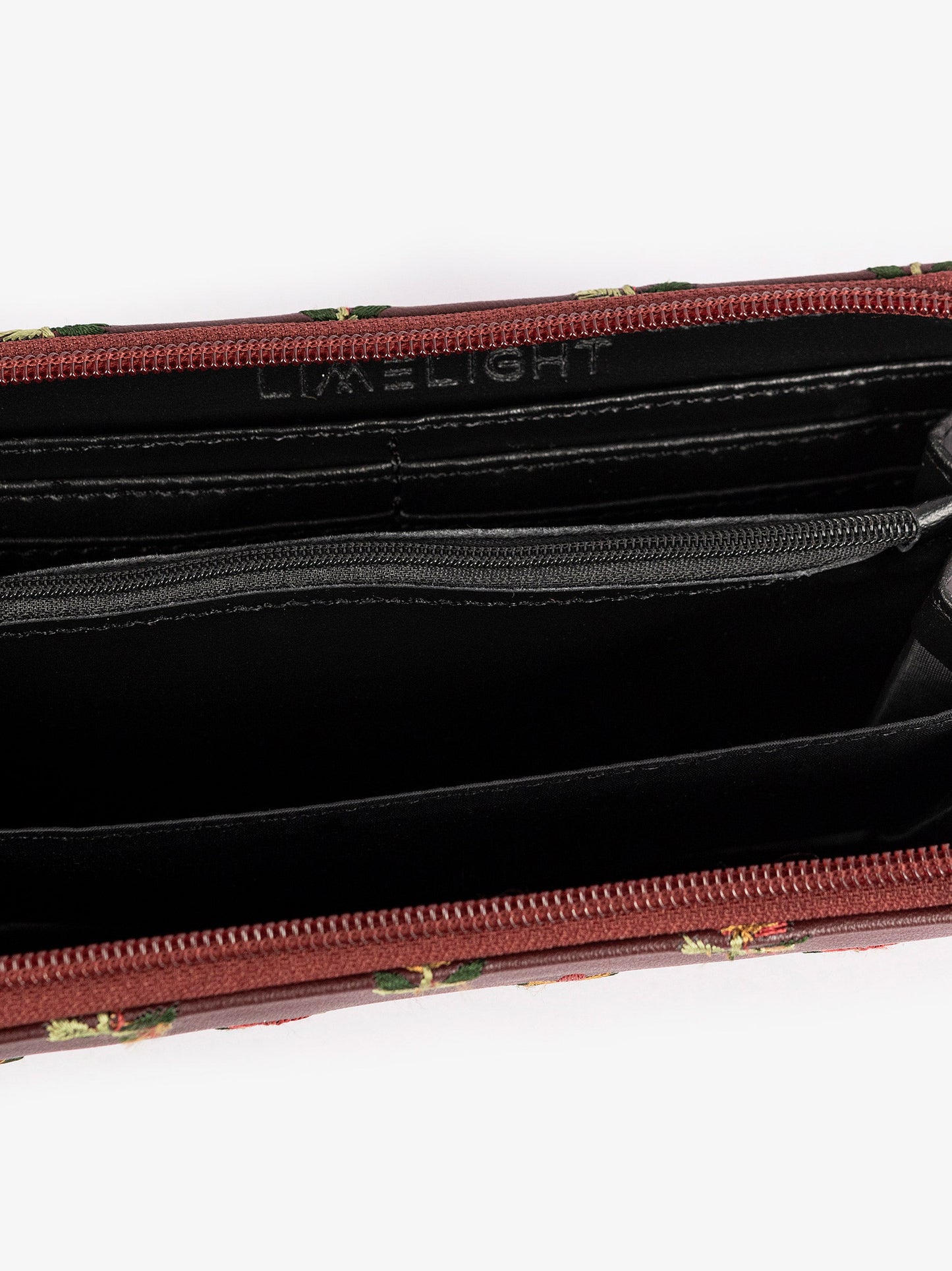 Embroidered Zip Wallet
