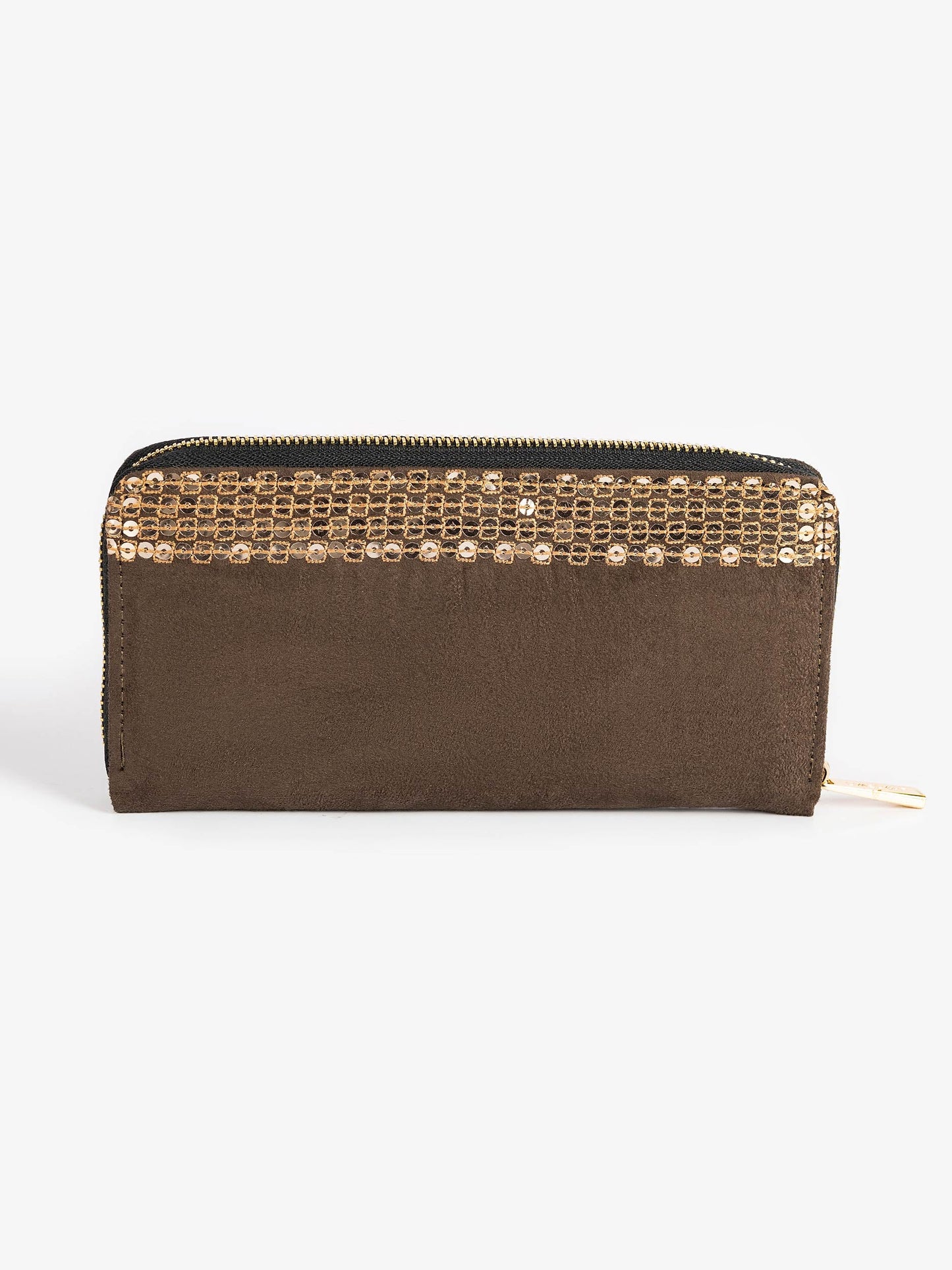 Sequins Embellished Wallet