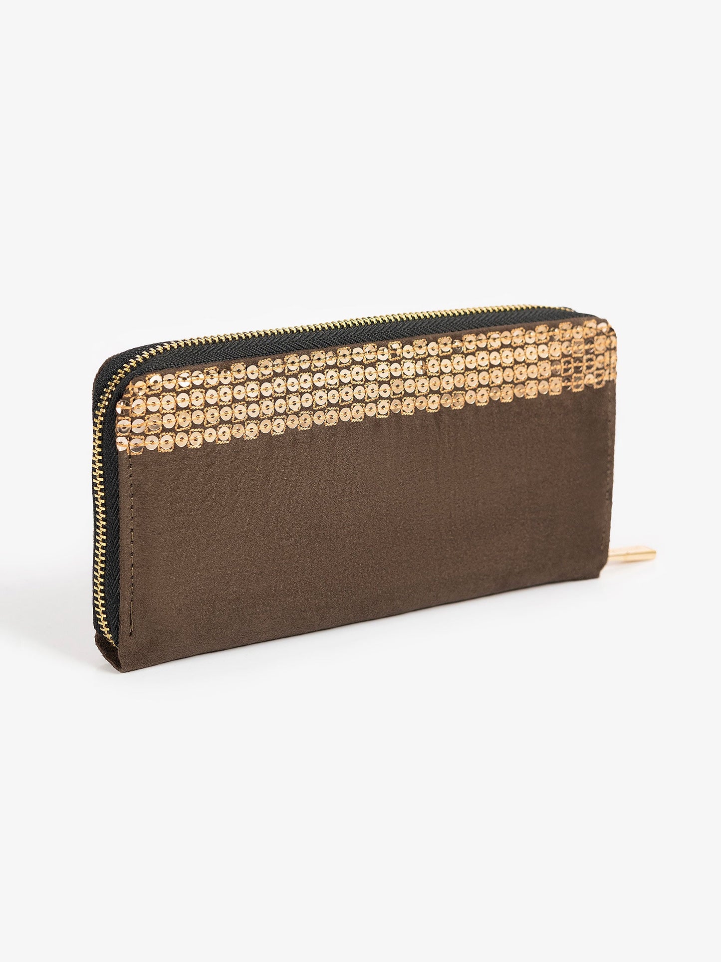 Sequins Embellished Wallet