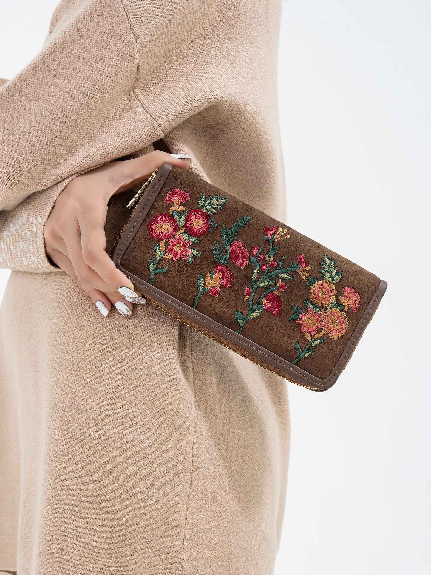 Embroidered Wallet
