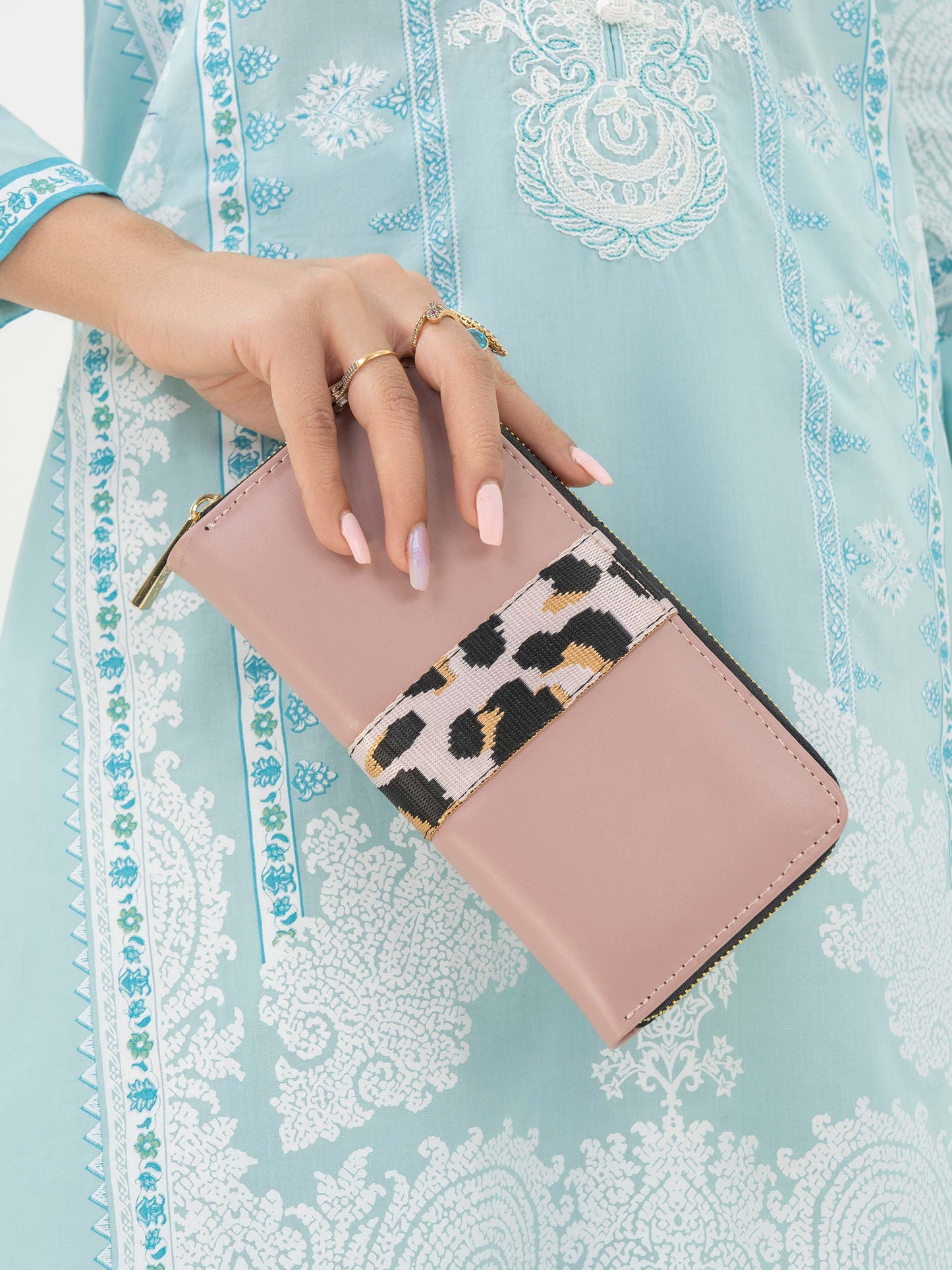Snake Printed Wallet