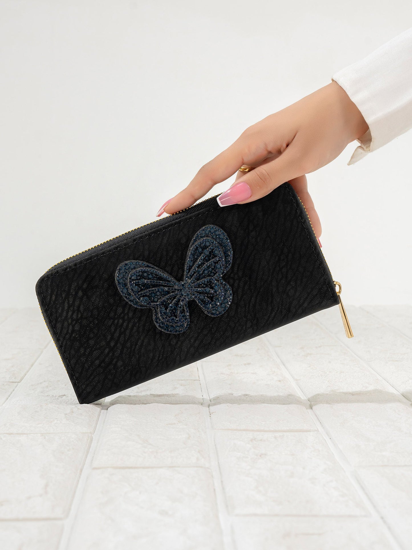 Embellished Butterfly Wallet